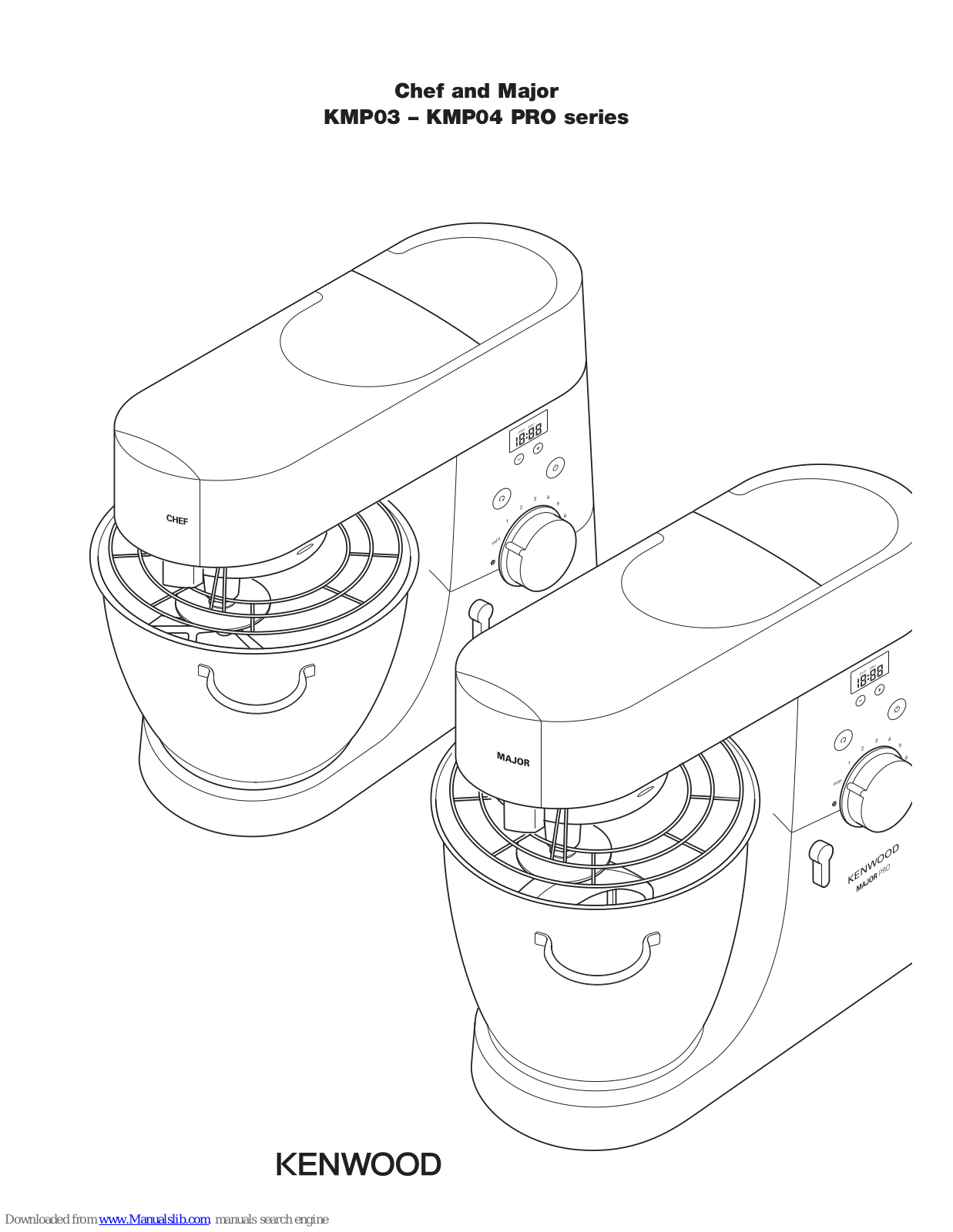 Kenwood KMP03, KMP04 PRO series Instructions Manual