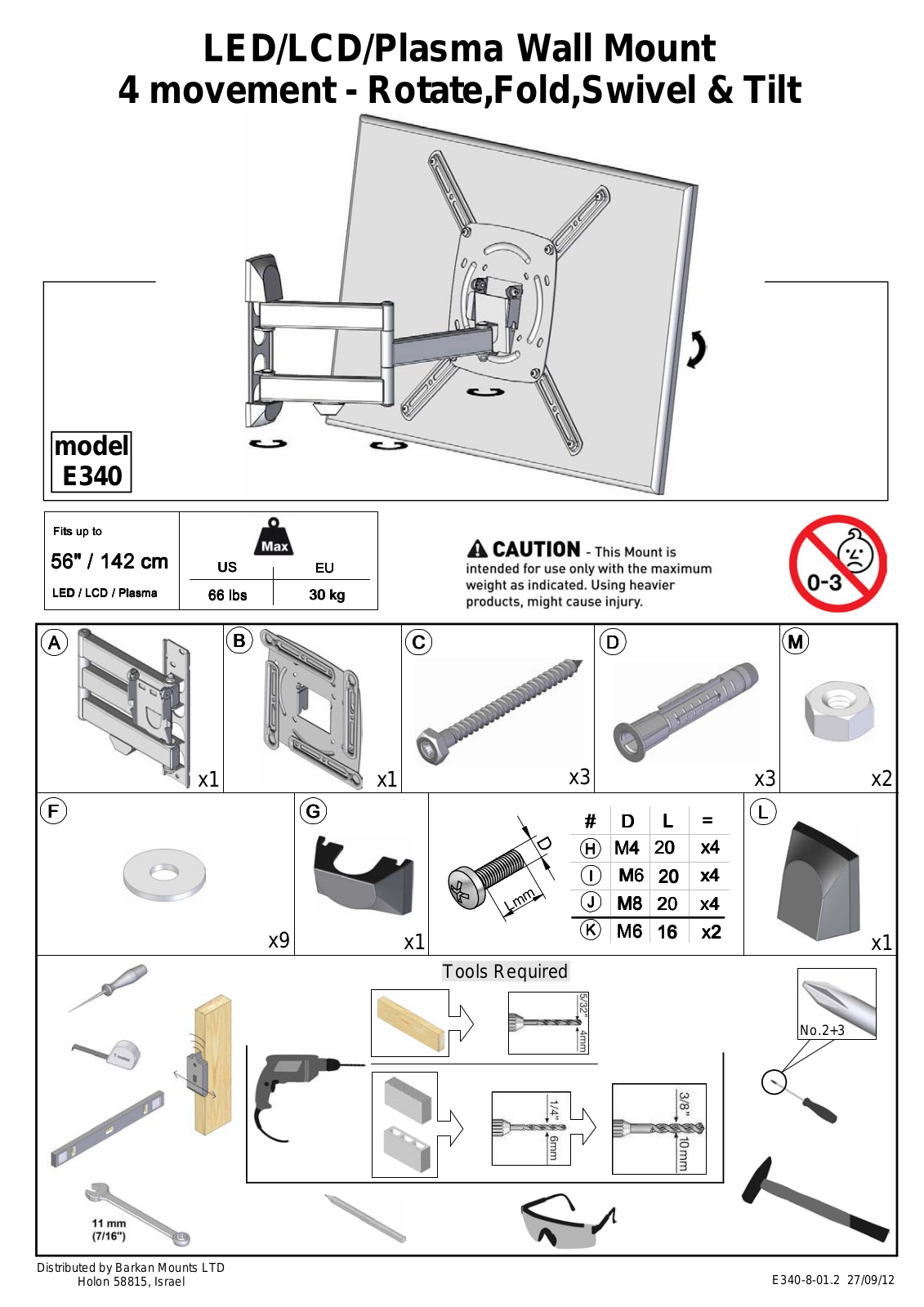 Barkan E340 User Manual