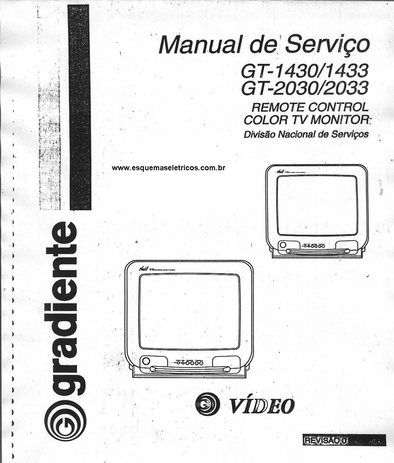 Gradiente GT-1430, GT-1433, GT-2030, GT-2033 Schematic