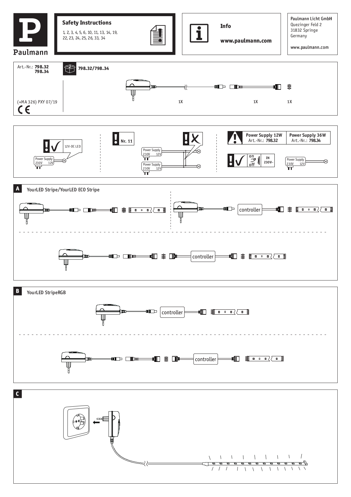 Paulmann 798.34 User Manual - ManualMachine.com