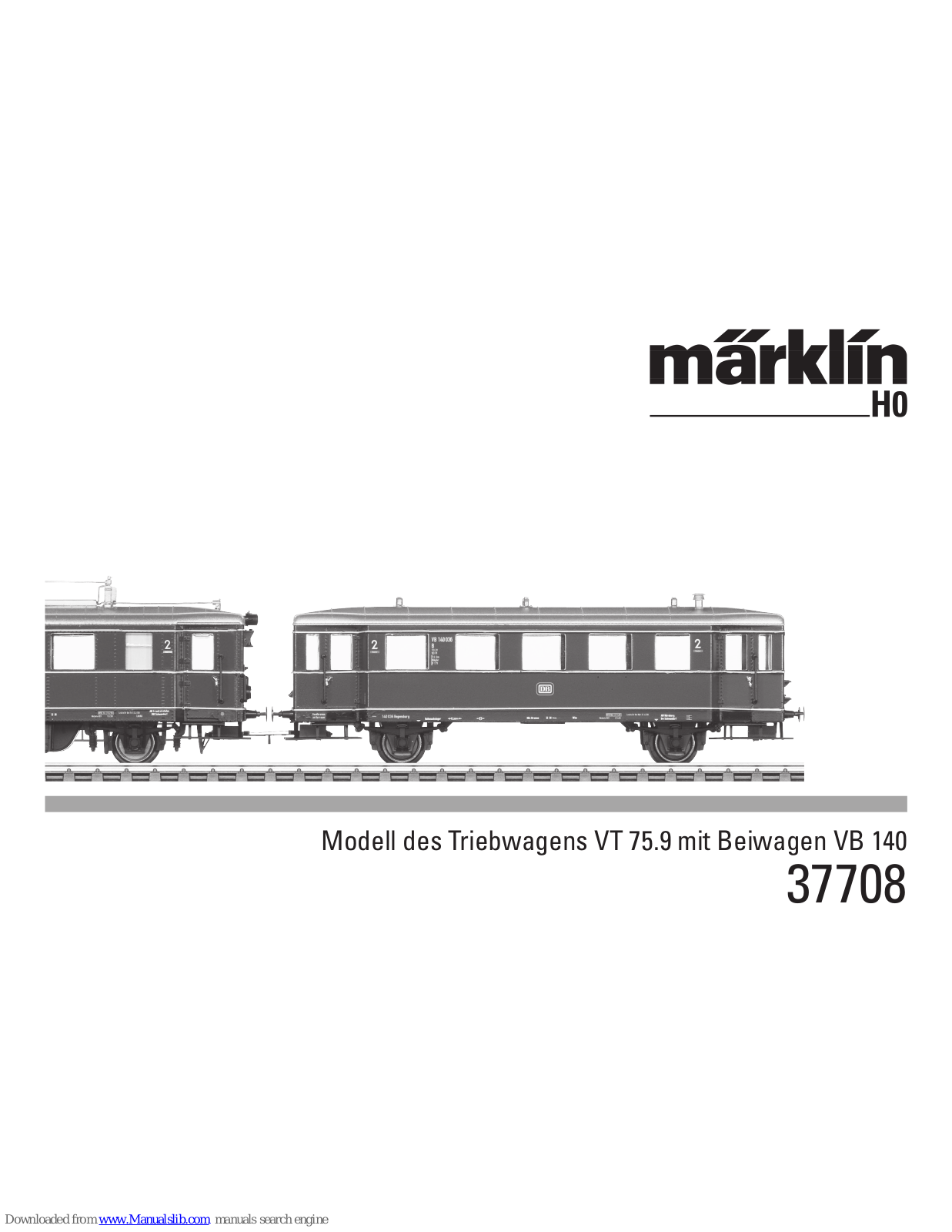 marklin 37708, 37706 User Manual