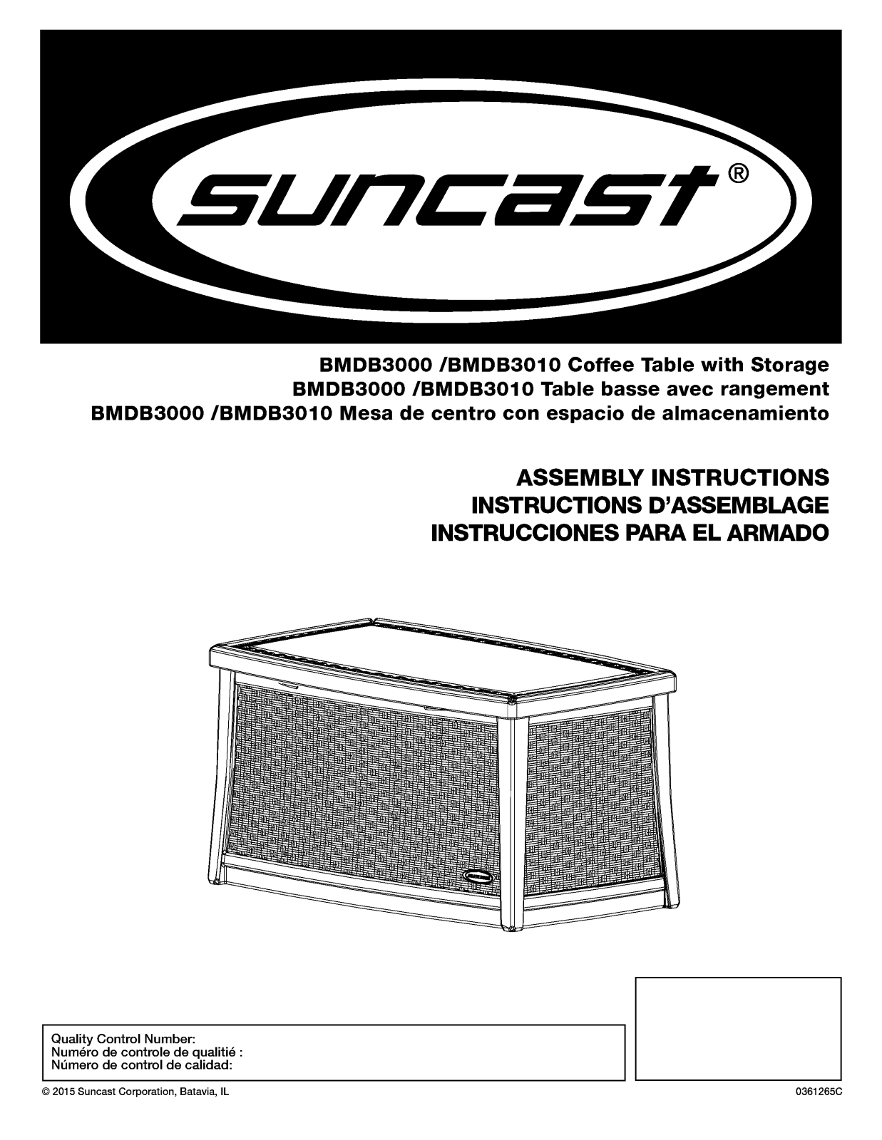 Suncast XA1511 Installation & Assembly - ManualMachine.com
