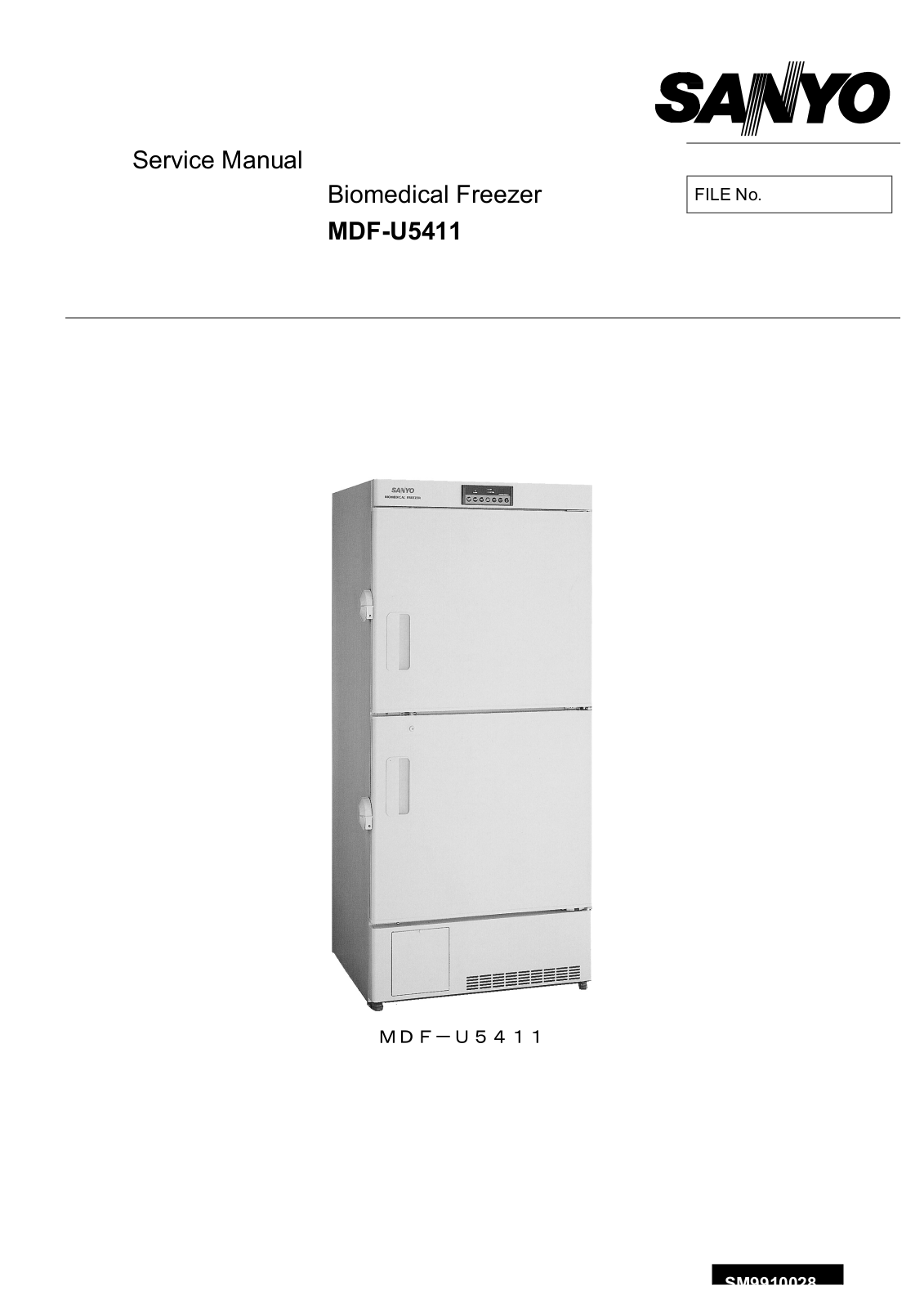 Sanyo MDF-U4511 Service Manual