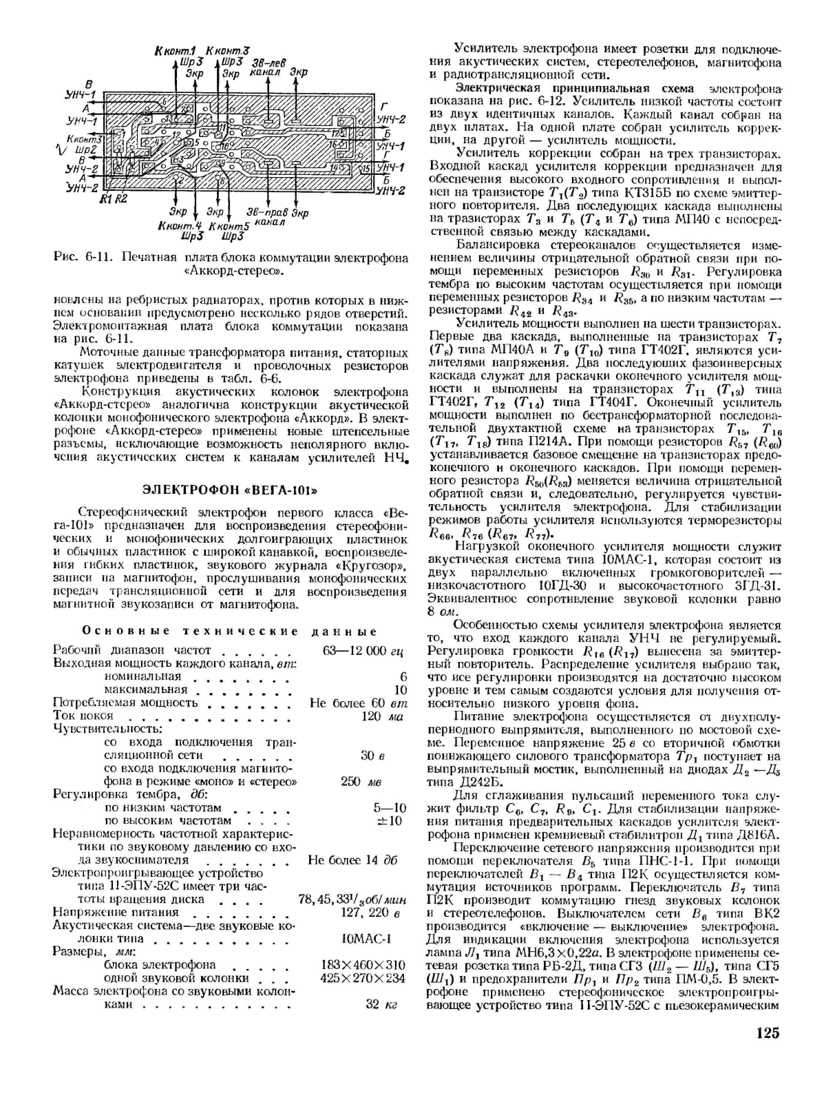 Вега 101 Service Manual Крупинин И.Т.