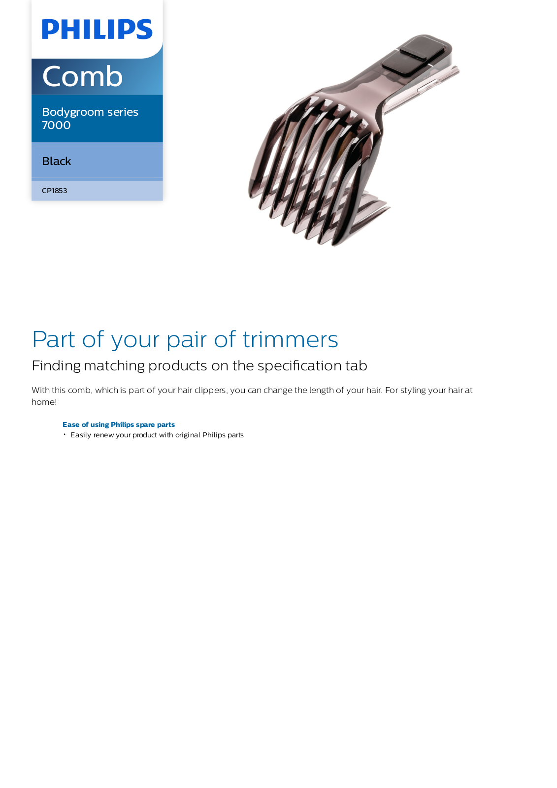 Philips CP1853/01 leaflet - ManualMachine.com
