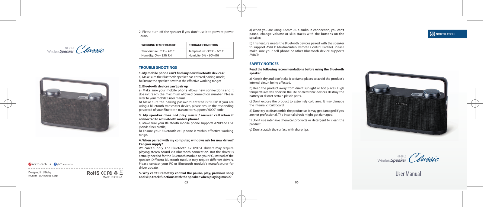 North tech Group NT SPL2 User Manual