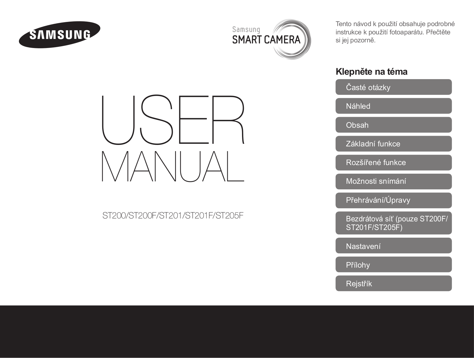 Samsung ST200F User Manual