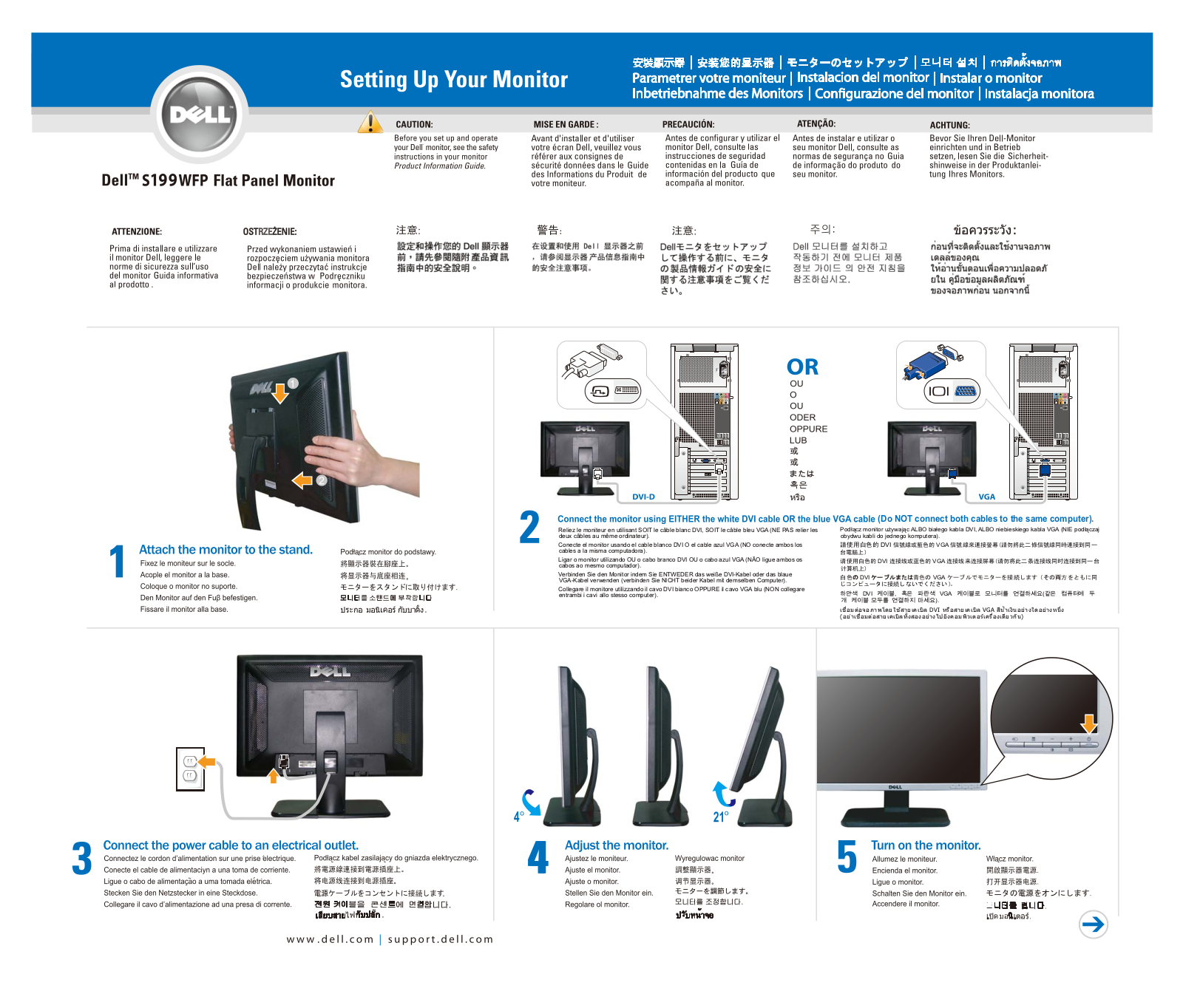 Dell S199WFP User Manual