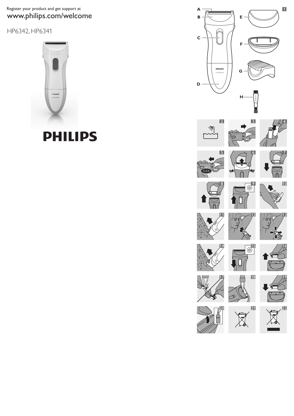 Philips HP6342 User Manual
