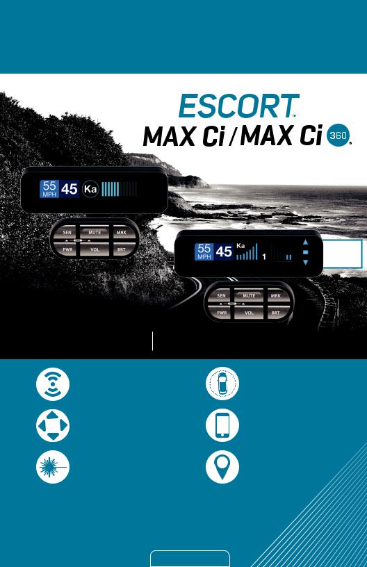 Escort MAX CI, MAX CI 360 User Manual