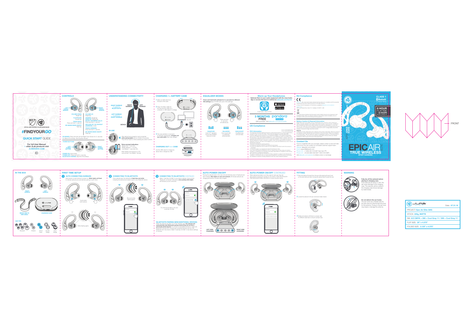 PEAG JLab Audio EPICELITEL, EPICELITER User Manual