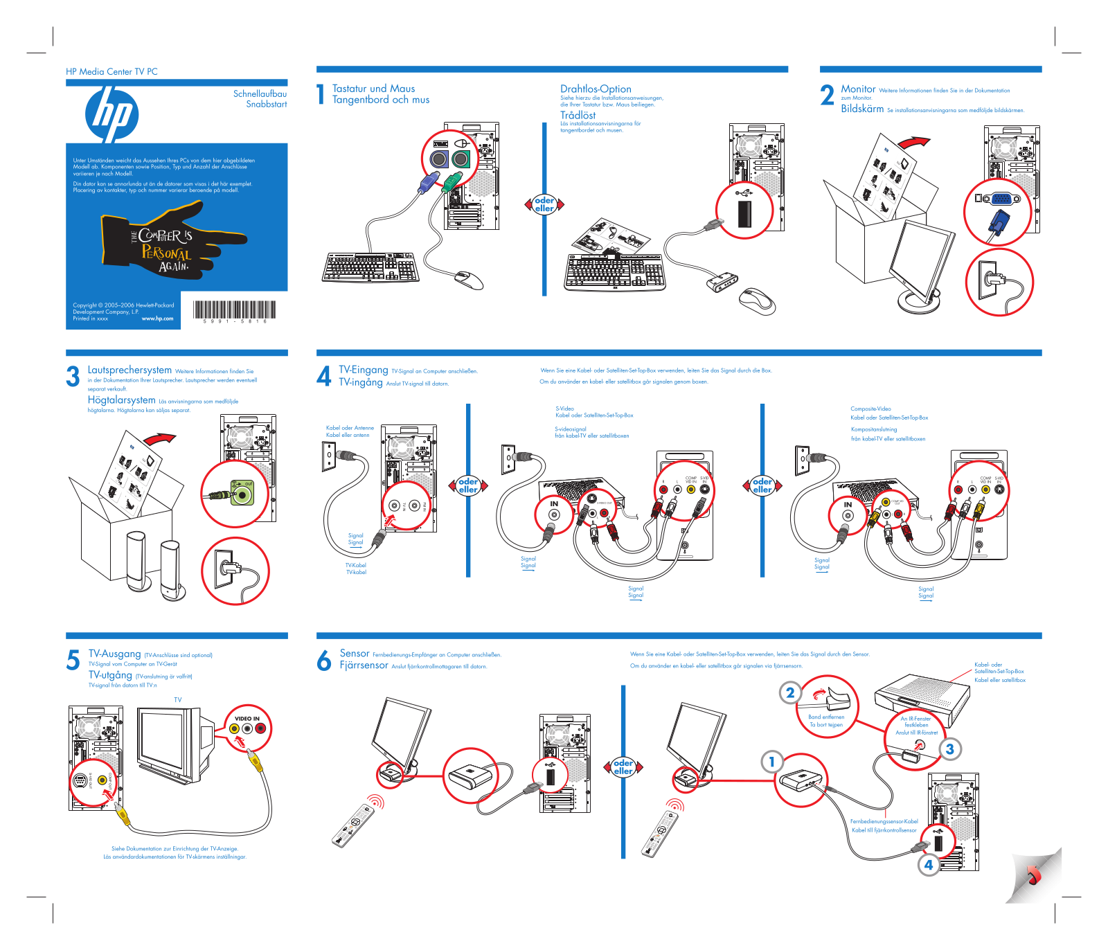 Hp PAVILION MEDIA CENTER M7600 User Manual