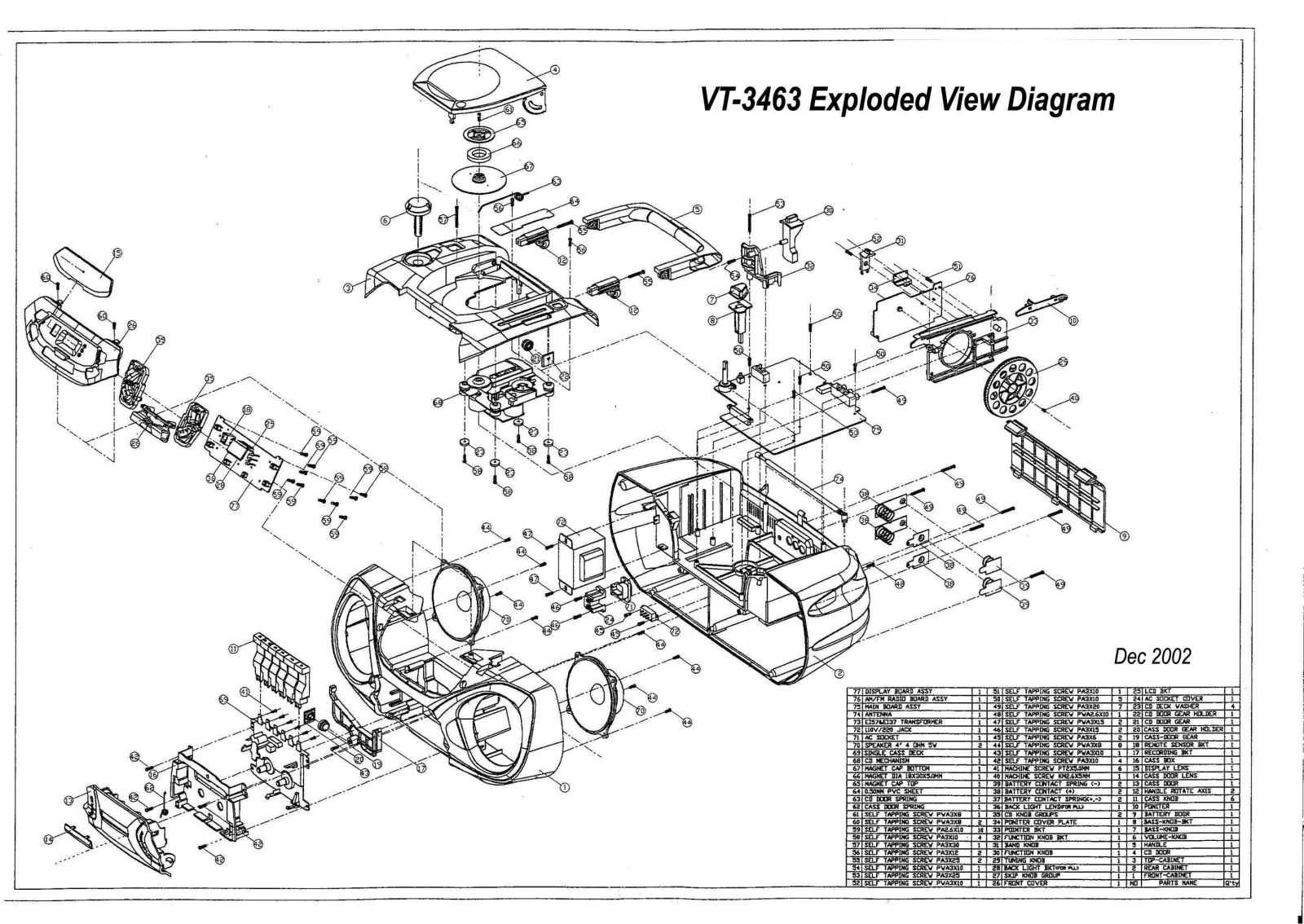 Vitek VT-3463 curcuit Diagram  11