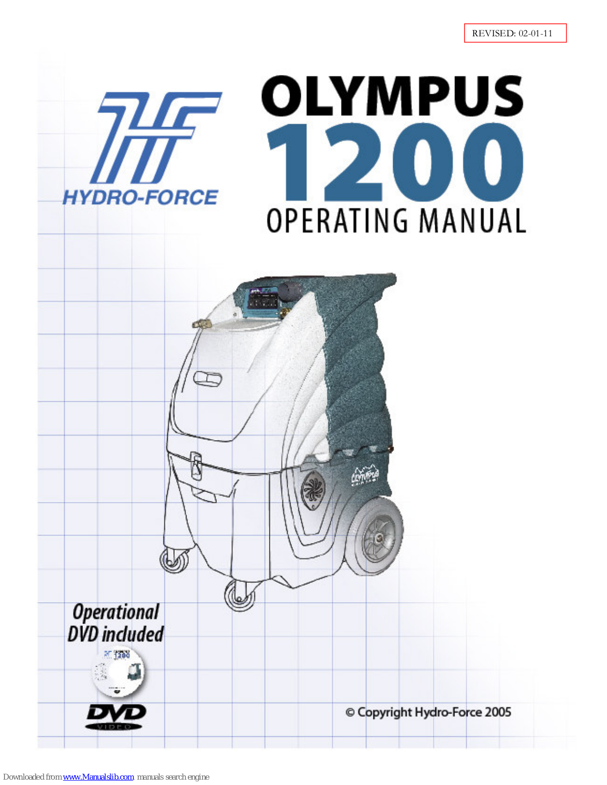 Olympus Hydro-Force1200 Operating Manual