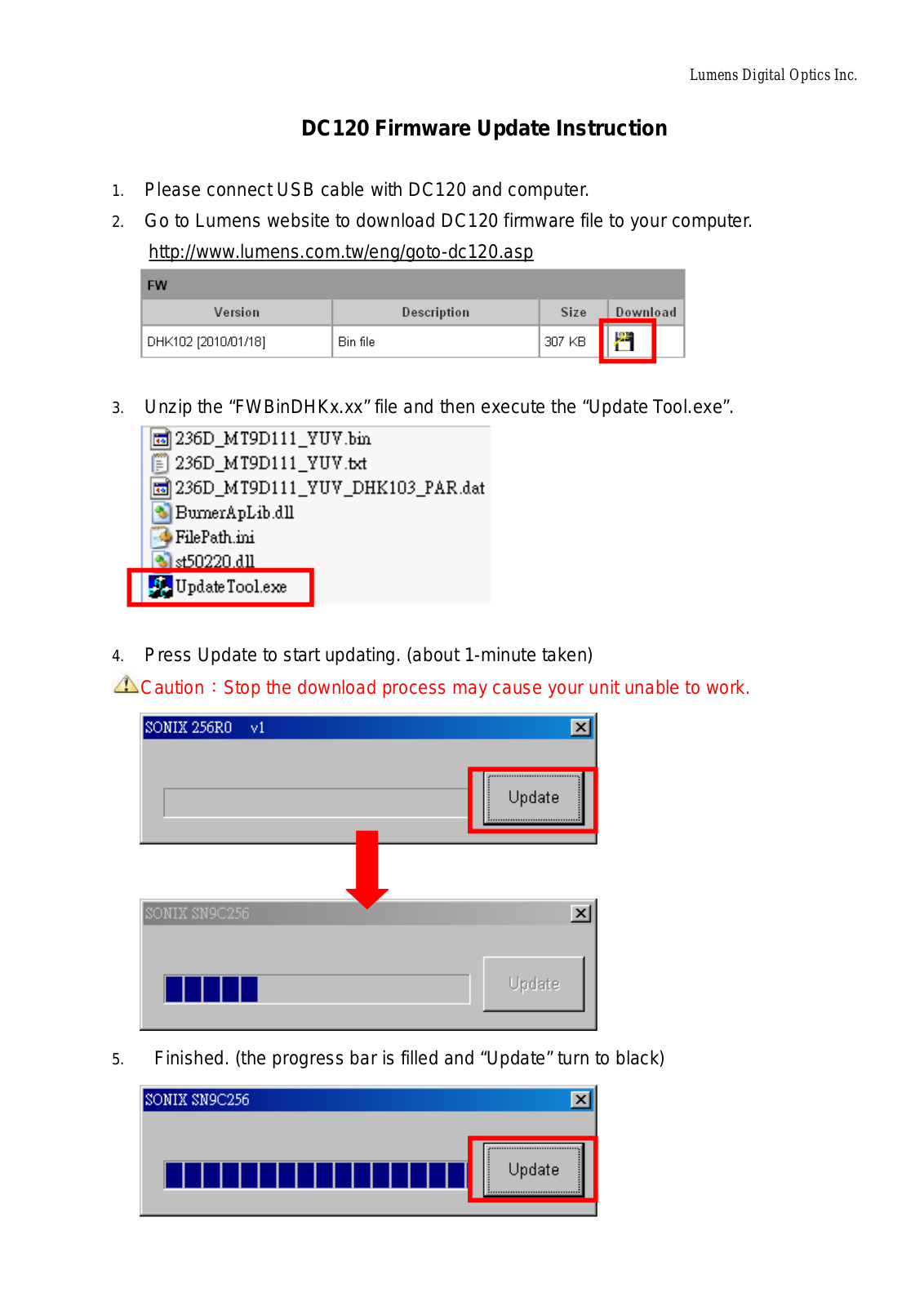 Lumens DC120 User Manual