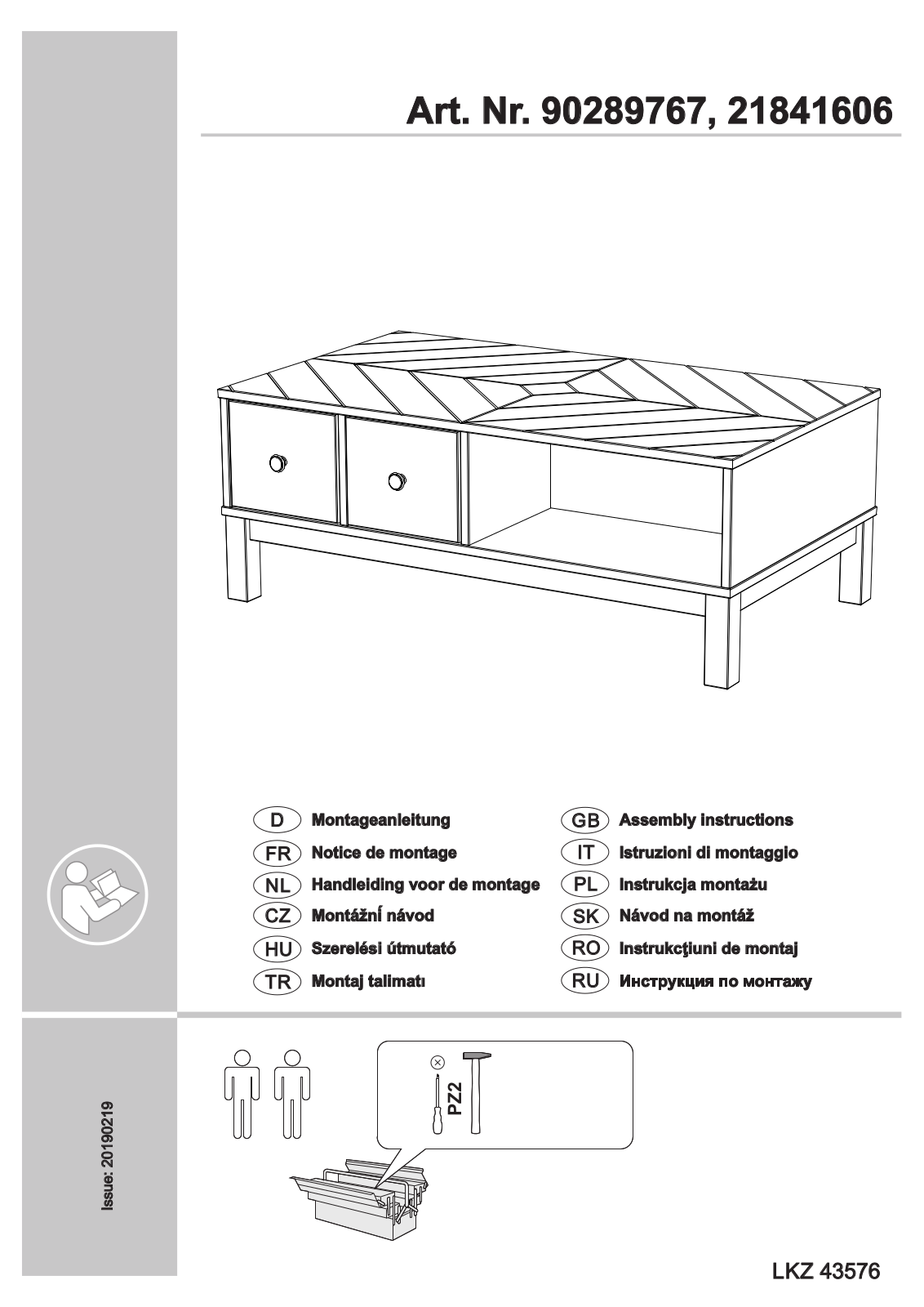 Home affaire Fin Assembly instructions