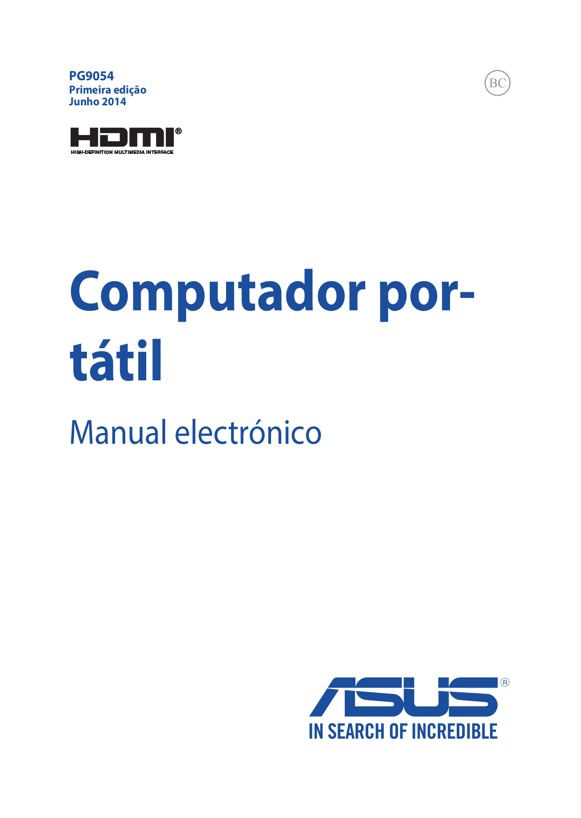 ASUS NX500, K9054 User Manual