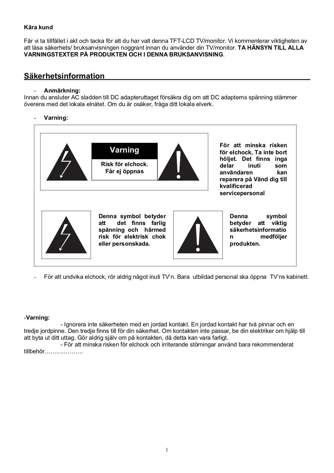 Denver DFT-1511 Instruction Manual