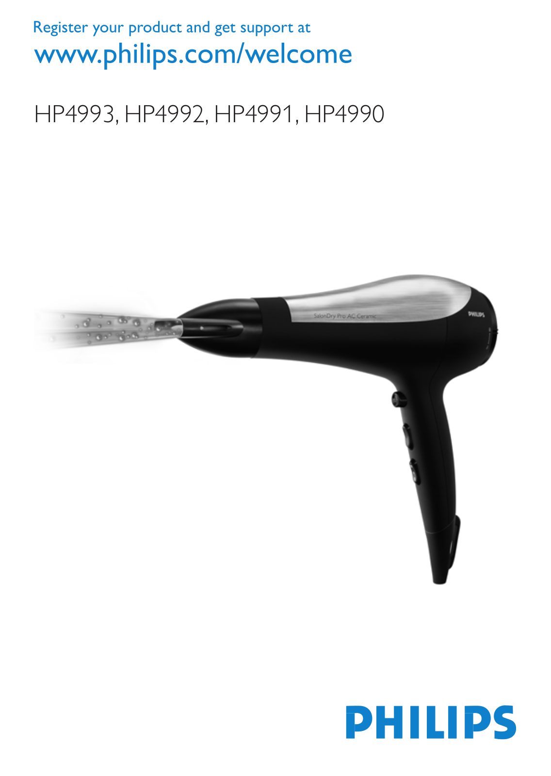 Philips SalonDry Pro Secador User Manual