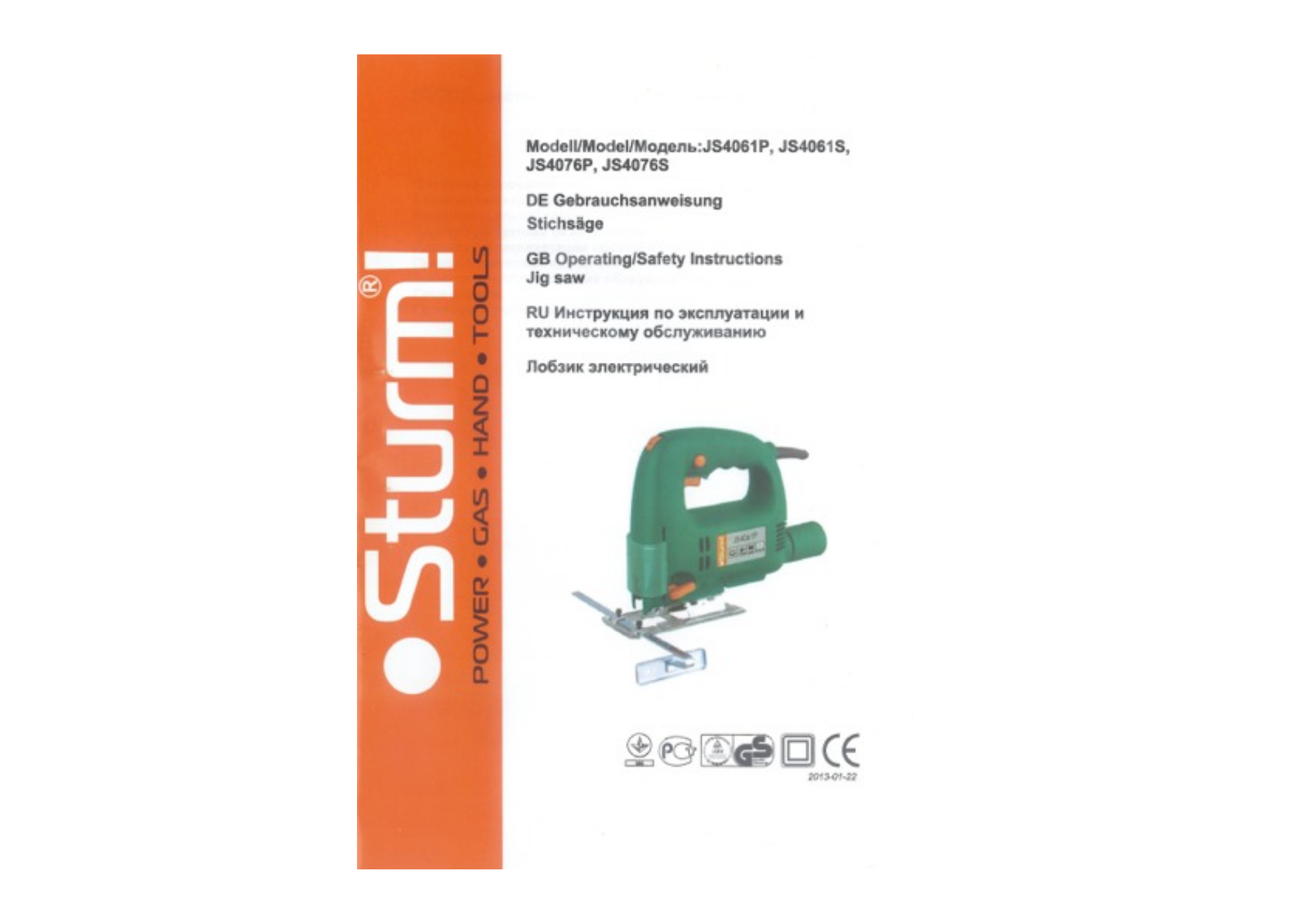 Sturm JS4061S User Manual