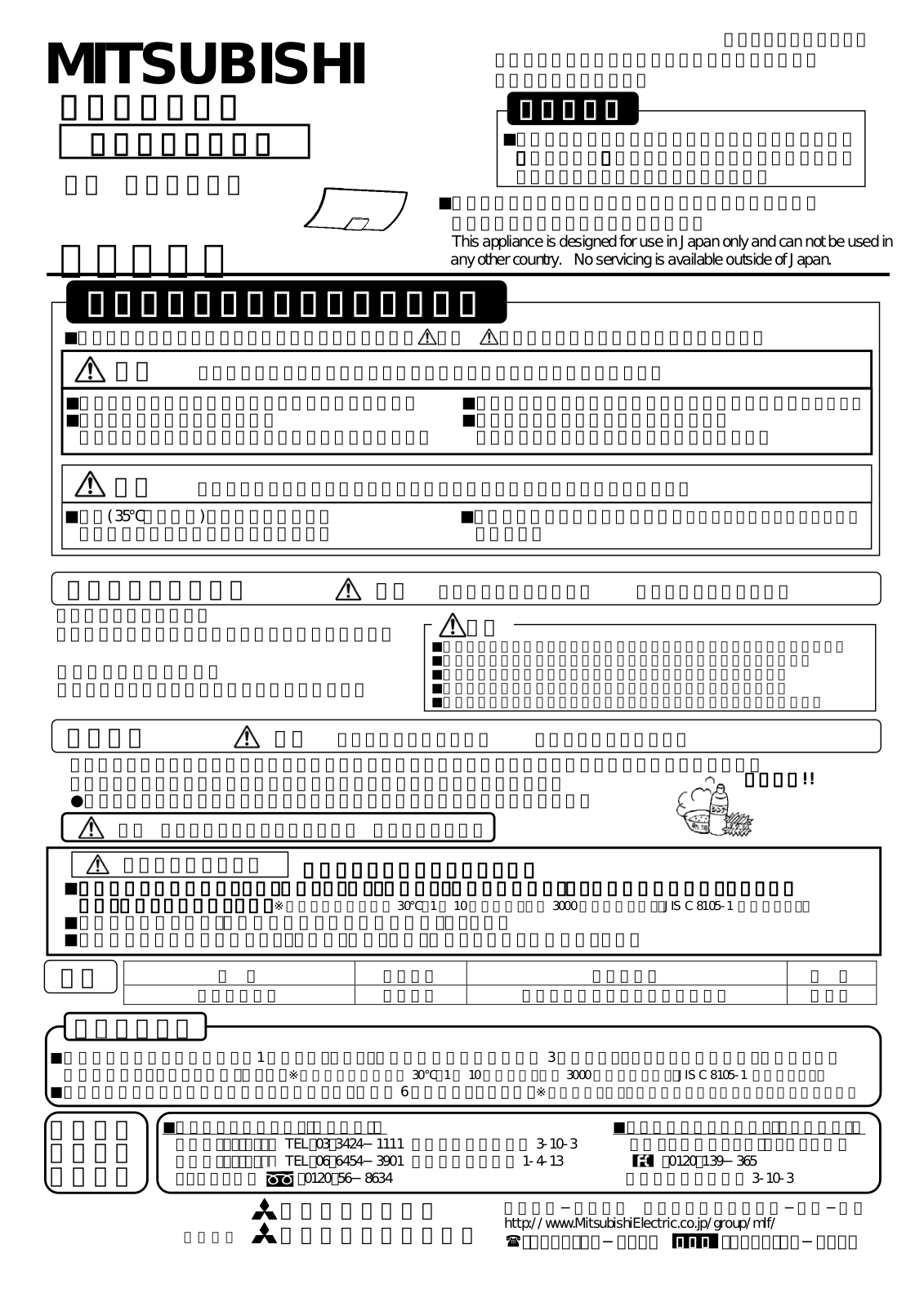 Melco LV3161 User Manual