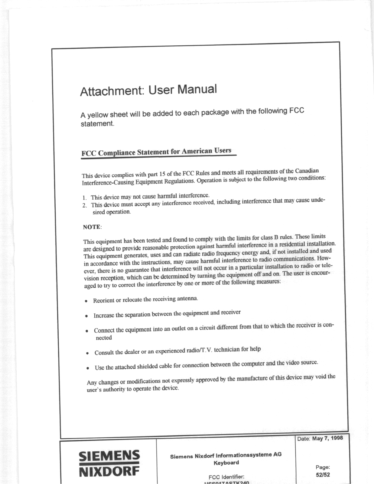 Fujitsu Technology Solutions 01TASTK240 User Manual