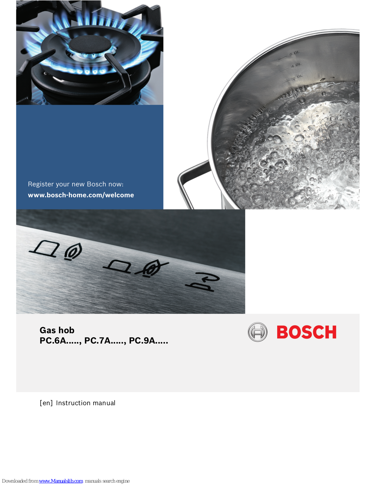 Bosch PCP6A*C, PC*9A, PCC6A*B, PCP6A*M, PCH6A*B Instruction Manual