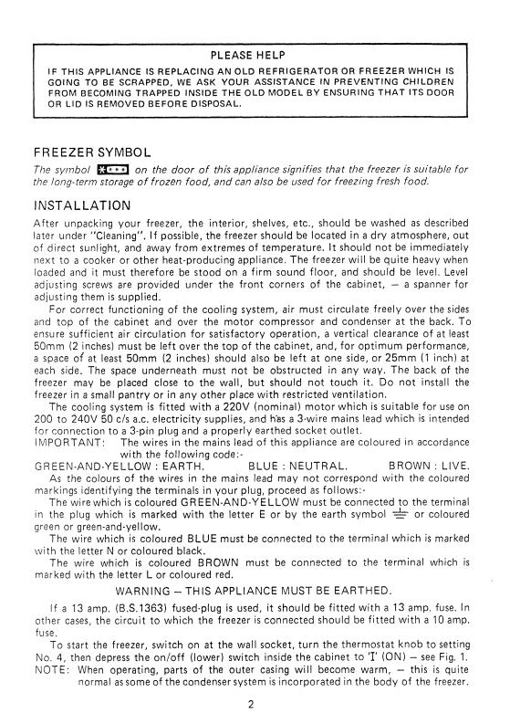 Electrolux TF790, TF1200, TF1041, TF1040, TF1040B User Manual