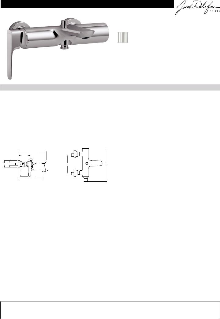 Jacob Delafon ALEO+ E72319-CP Datasheet