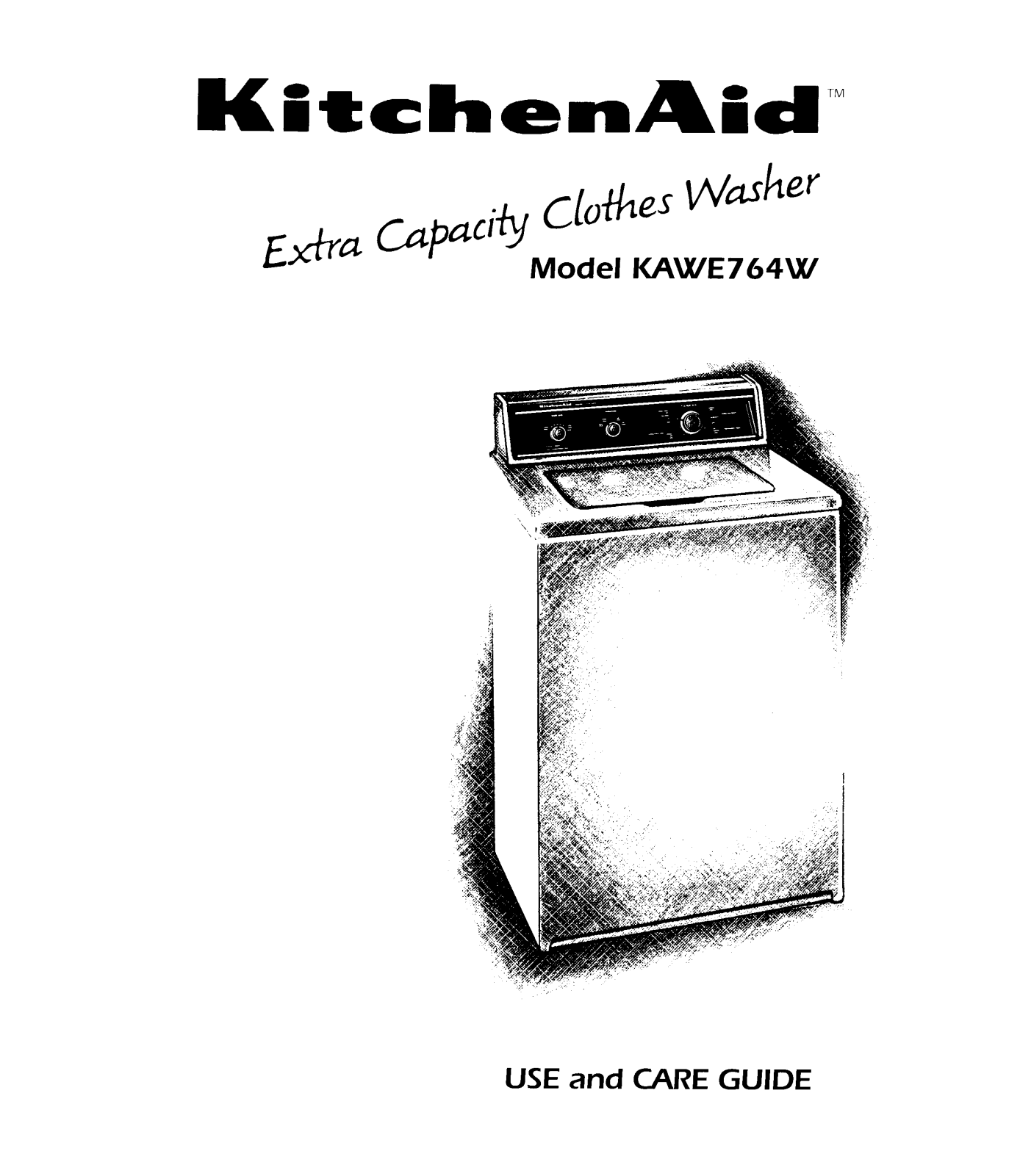 KitchenAid KAWE764W User Manual