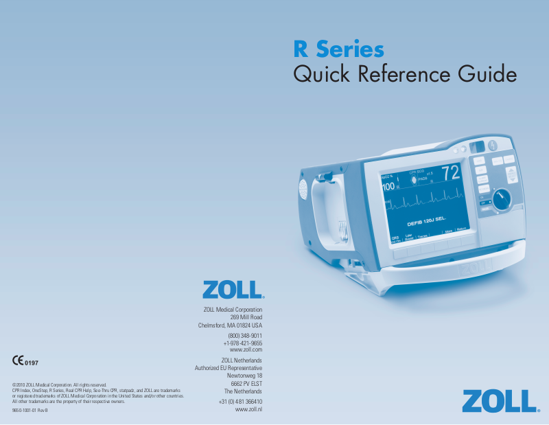 ZOLL R Series User manual