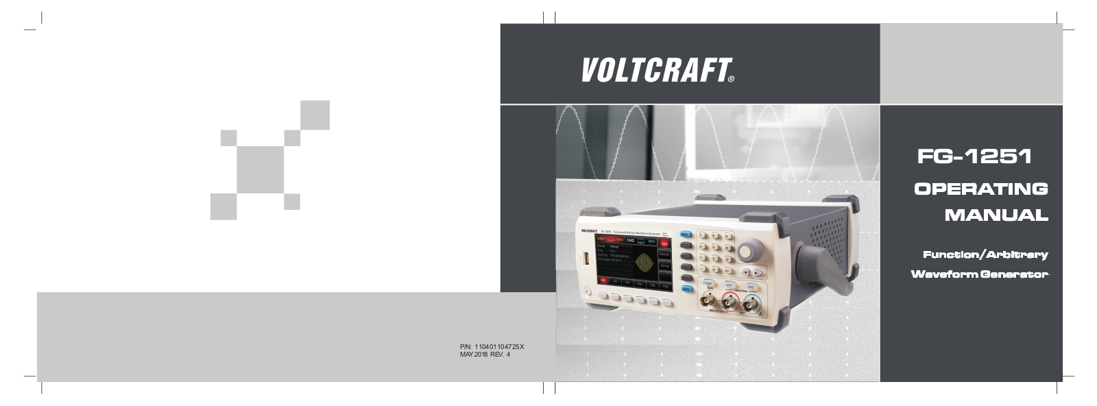 VOLTCRAFT FG-1251 Operation Manual