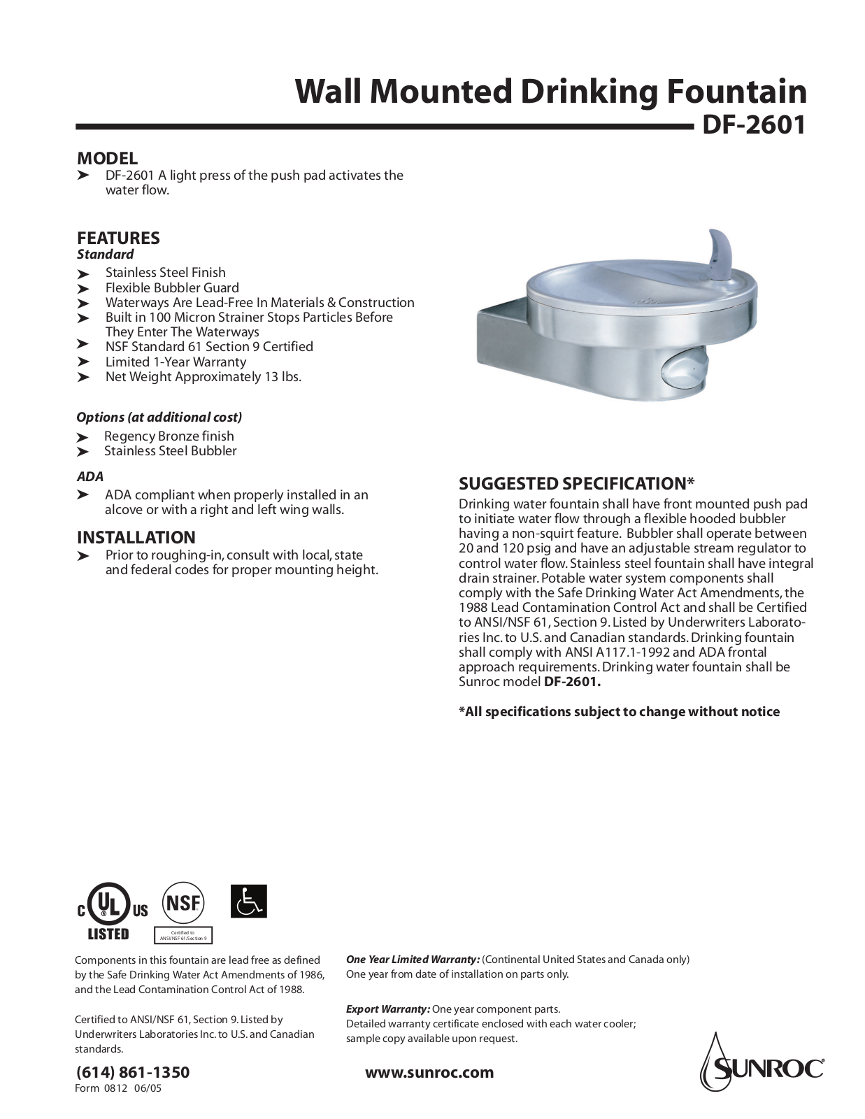 Oasis DF-2601 User Manual