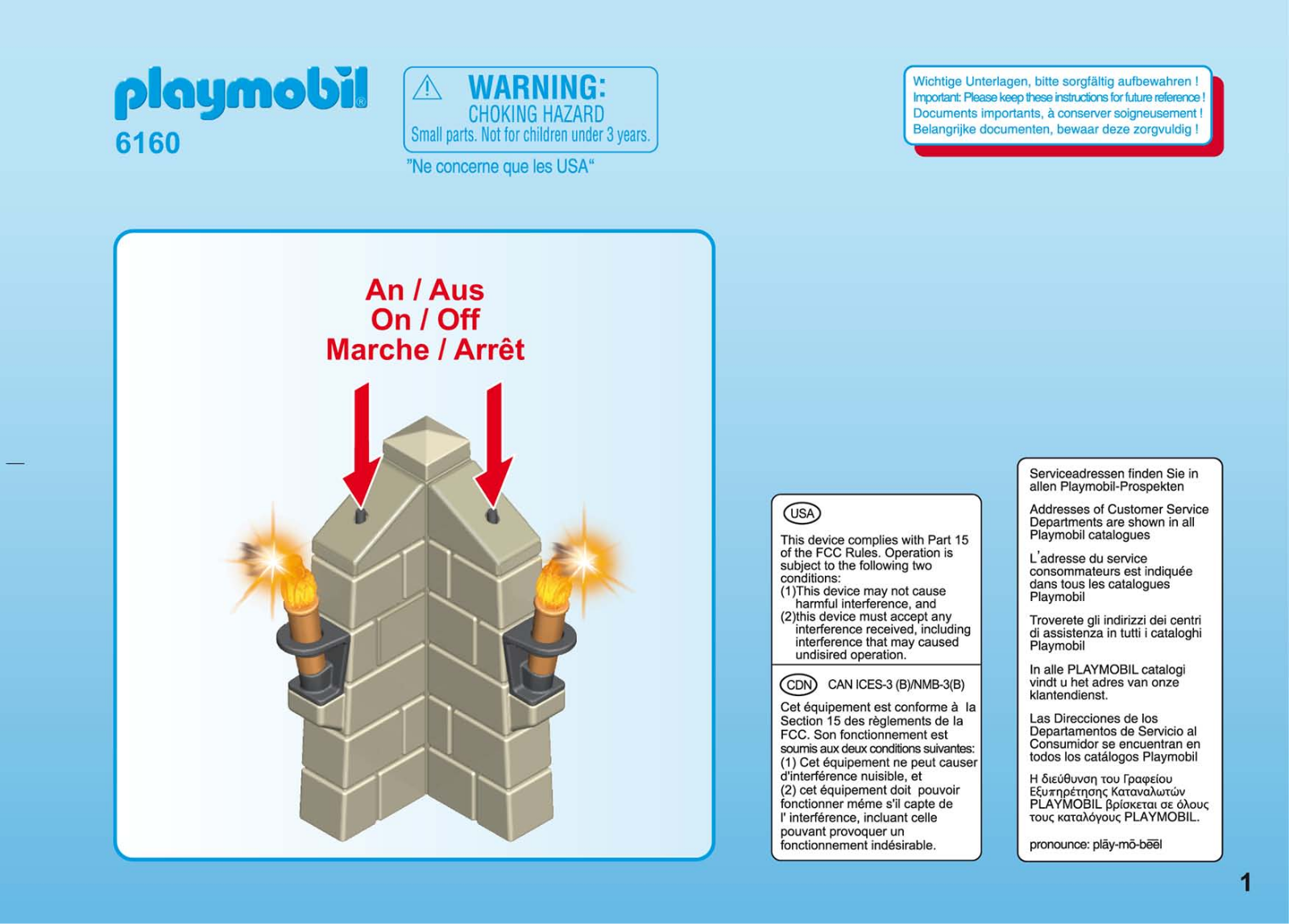 Playmobil 6160 Instructions