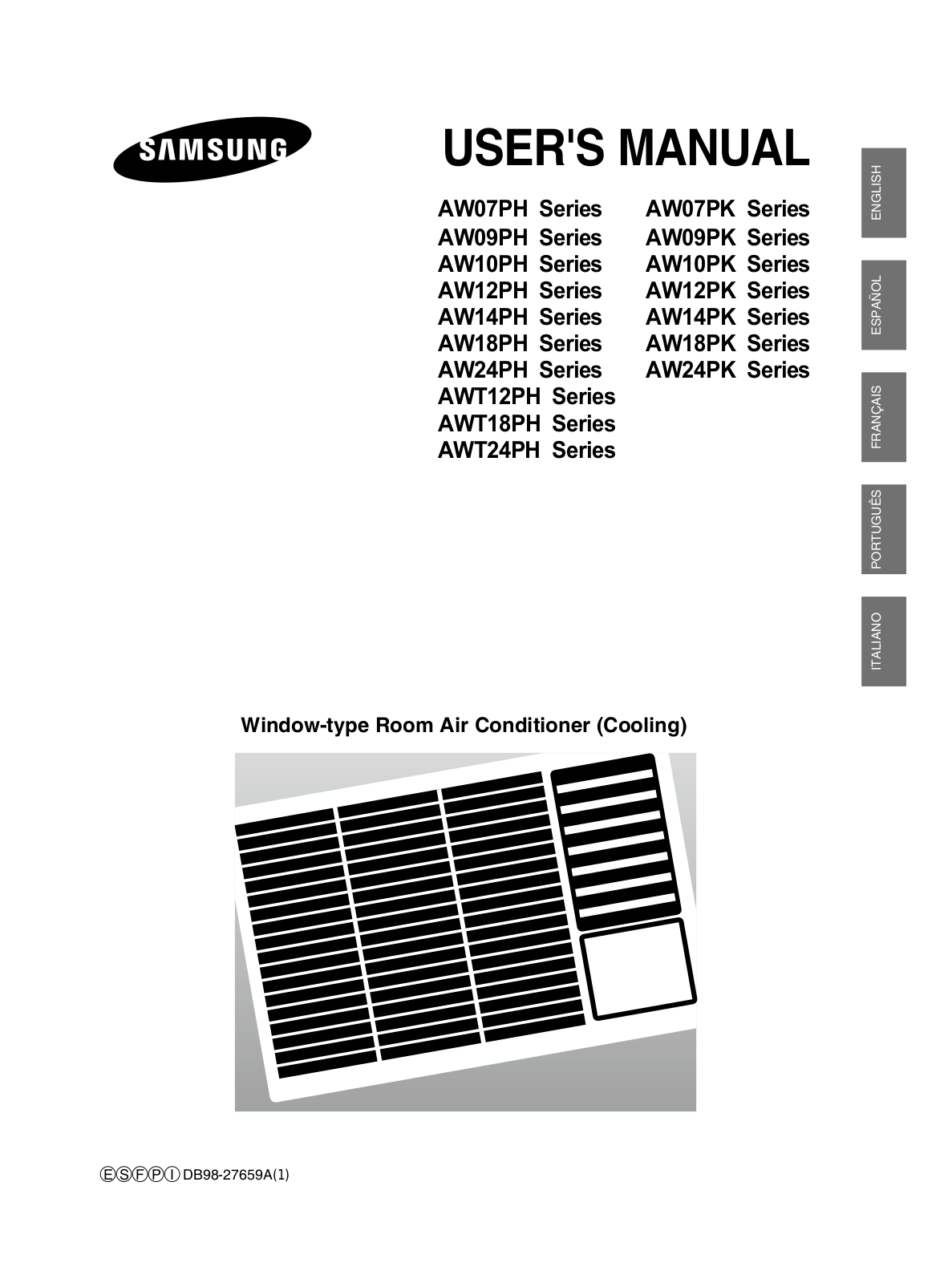 Samsung AW18PKB, AW12PKB, AW09PKB User Manual