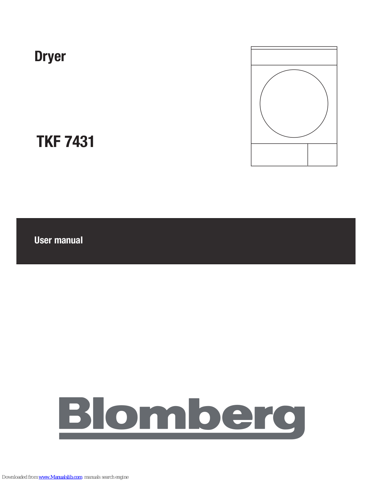 Blomberg TKF 7431 User Manual