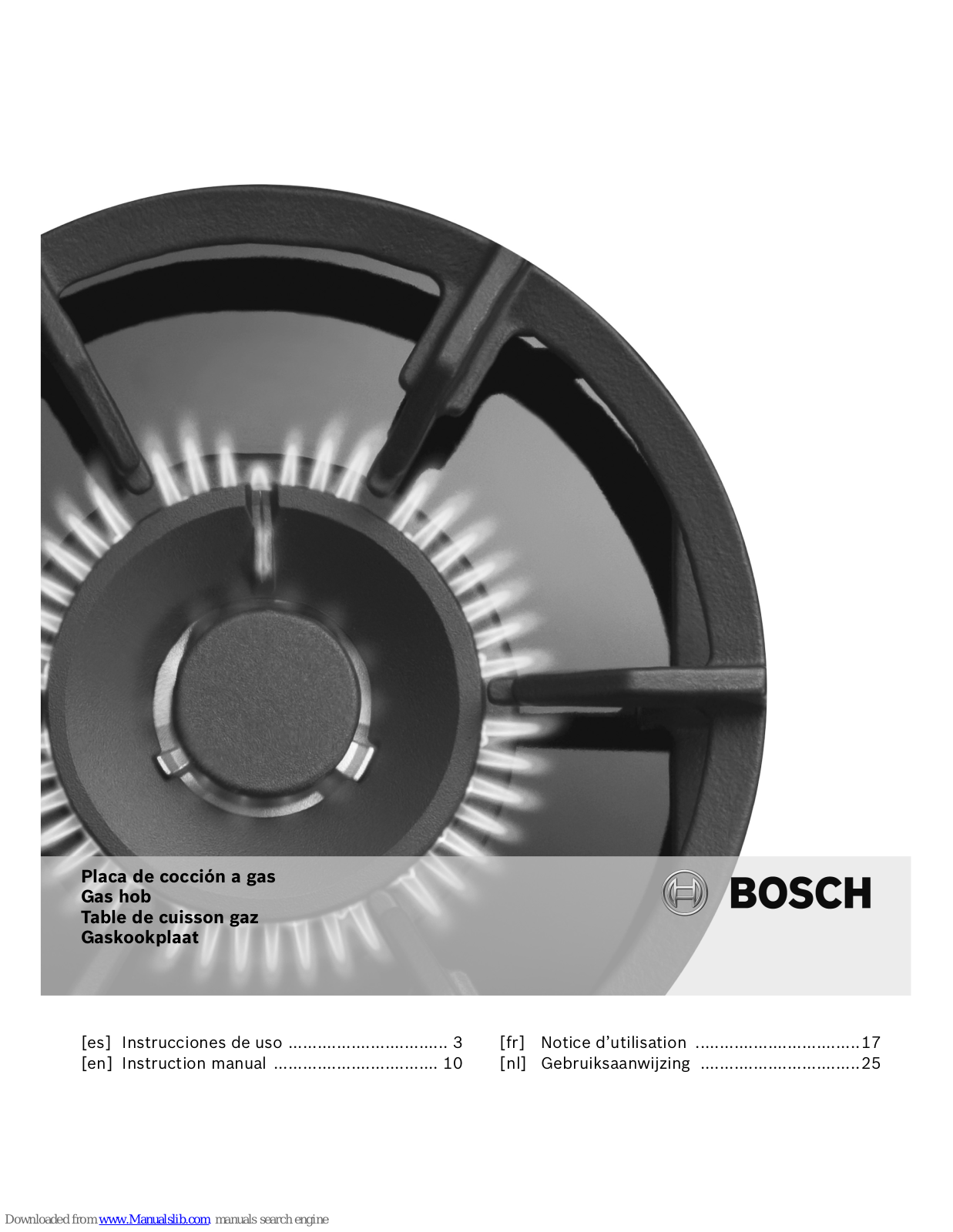 Bosch PCP6..A, PCP6..B, PCR9..M, PCQ7..M, PCQ7..A Instruction Manual