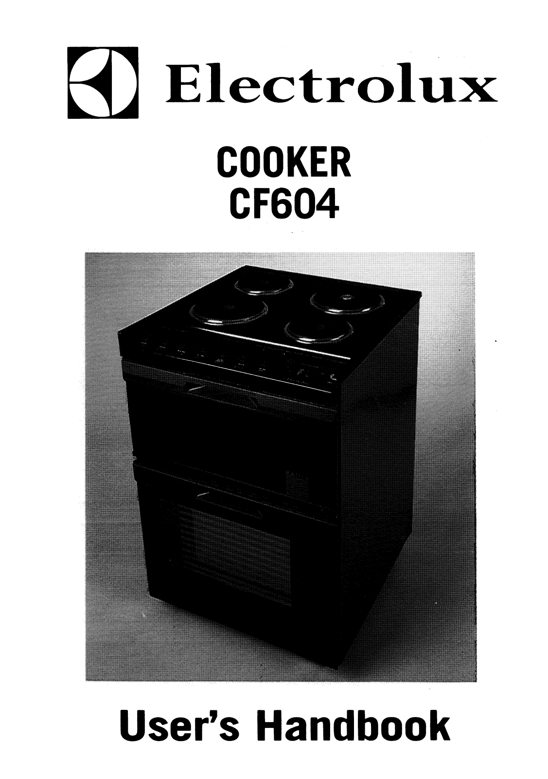 Electrolux CF604 User Manual