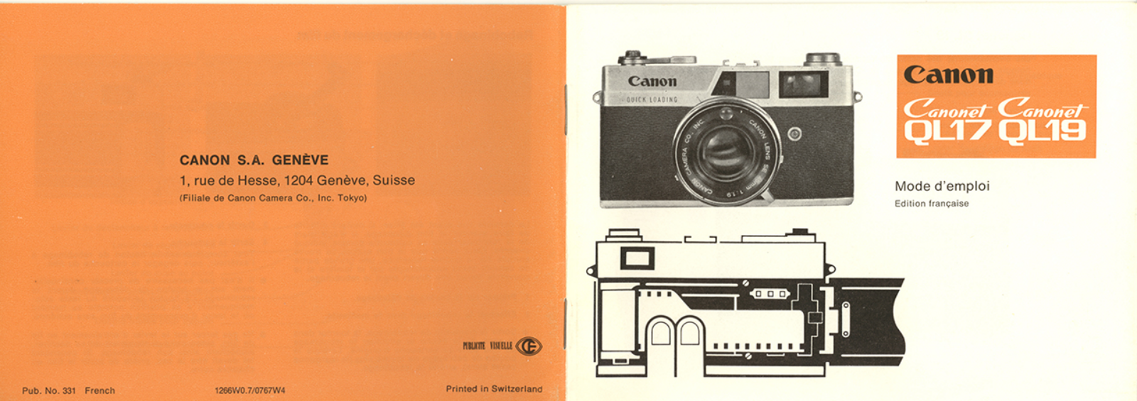 CANON QL17 Instruction Manual