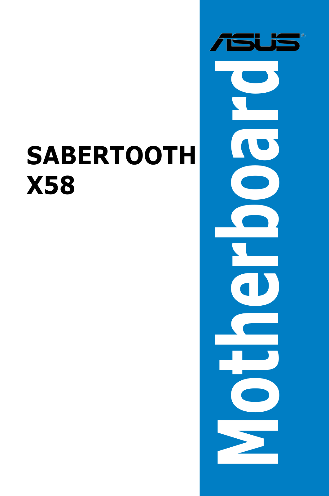 Asus SABERTOOTH X58 User Manual