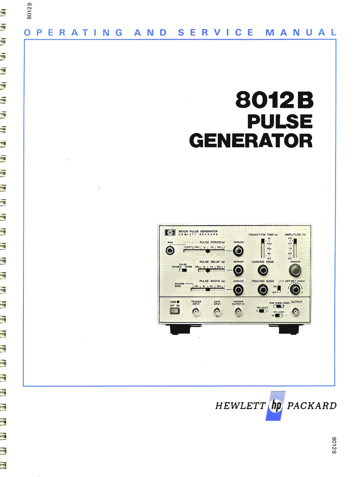 HP 08012 schematic