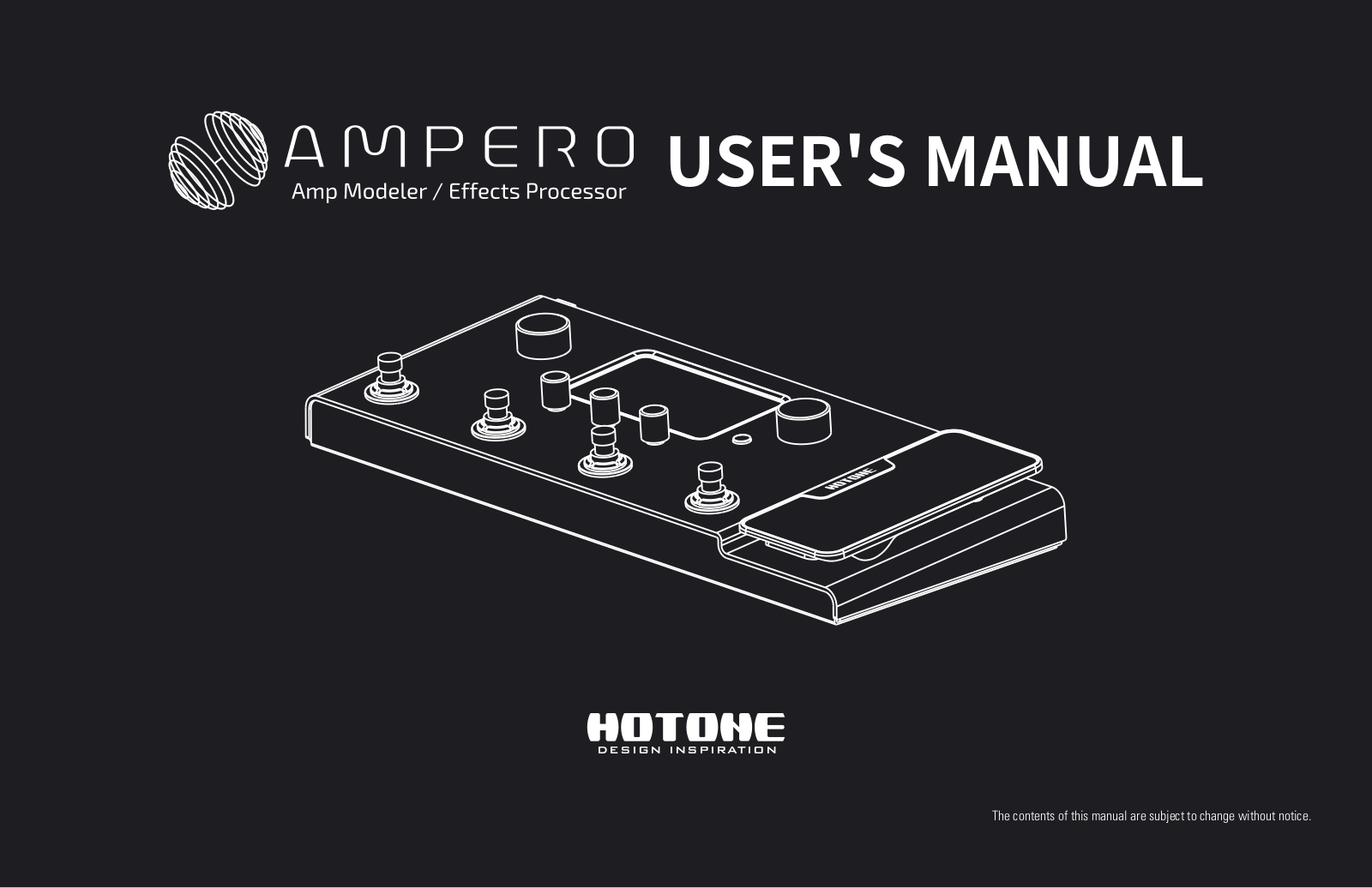 Hotone Ampero User Manual