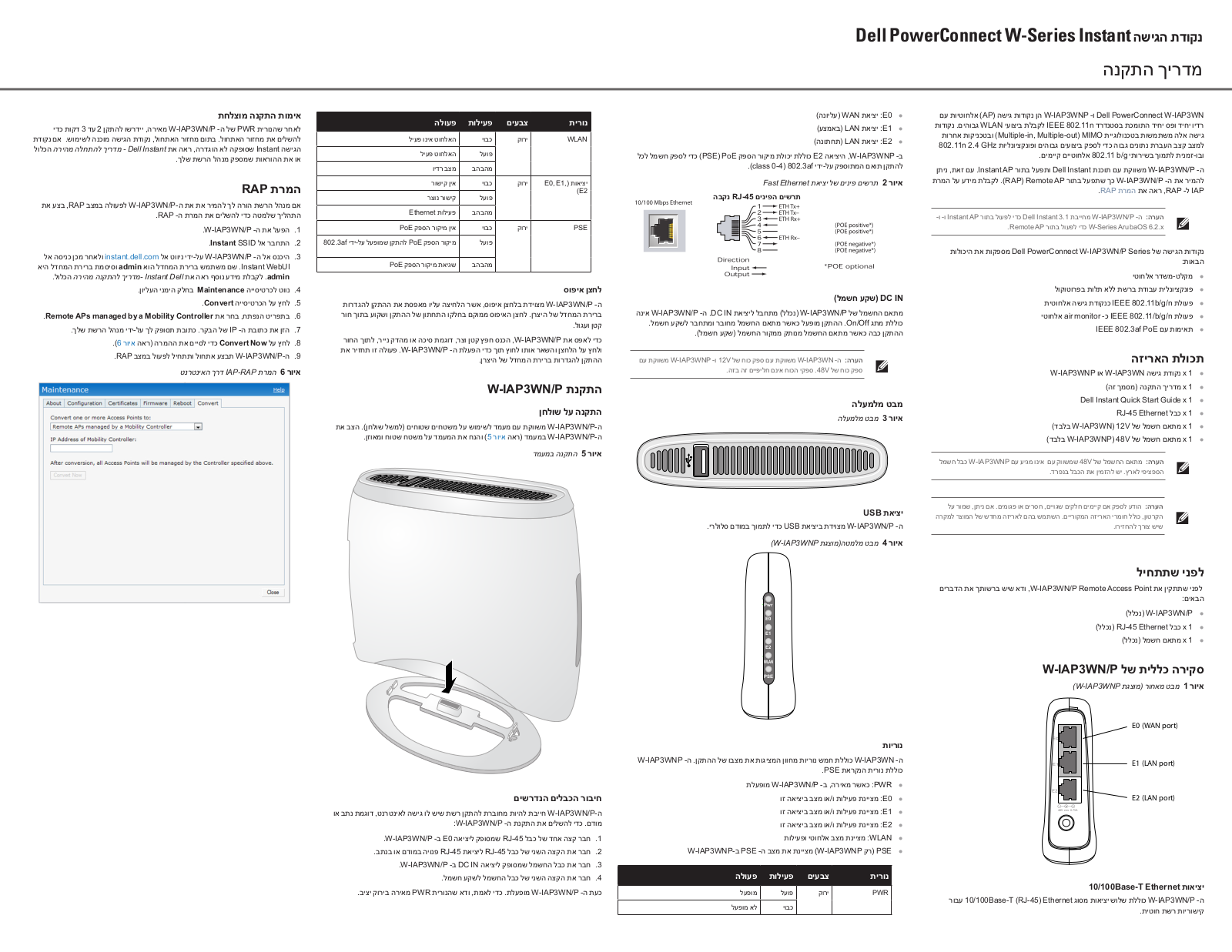 Dell W-IAP3WN User Manual