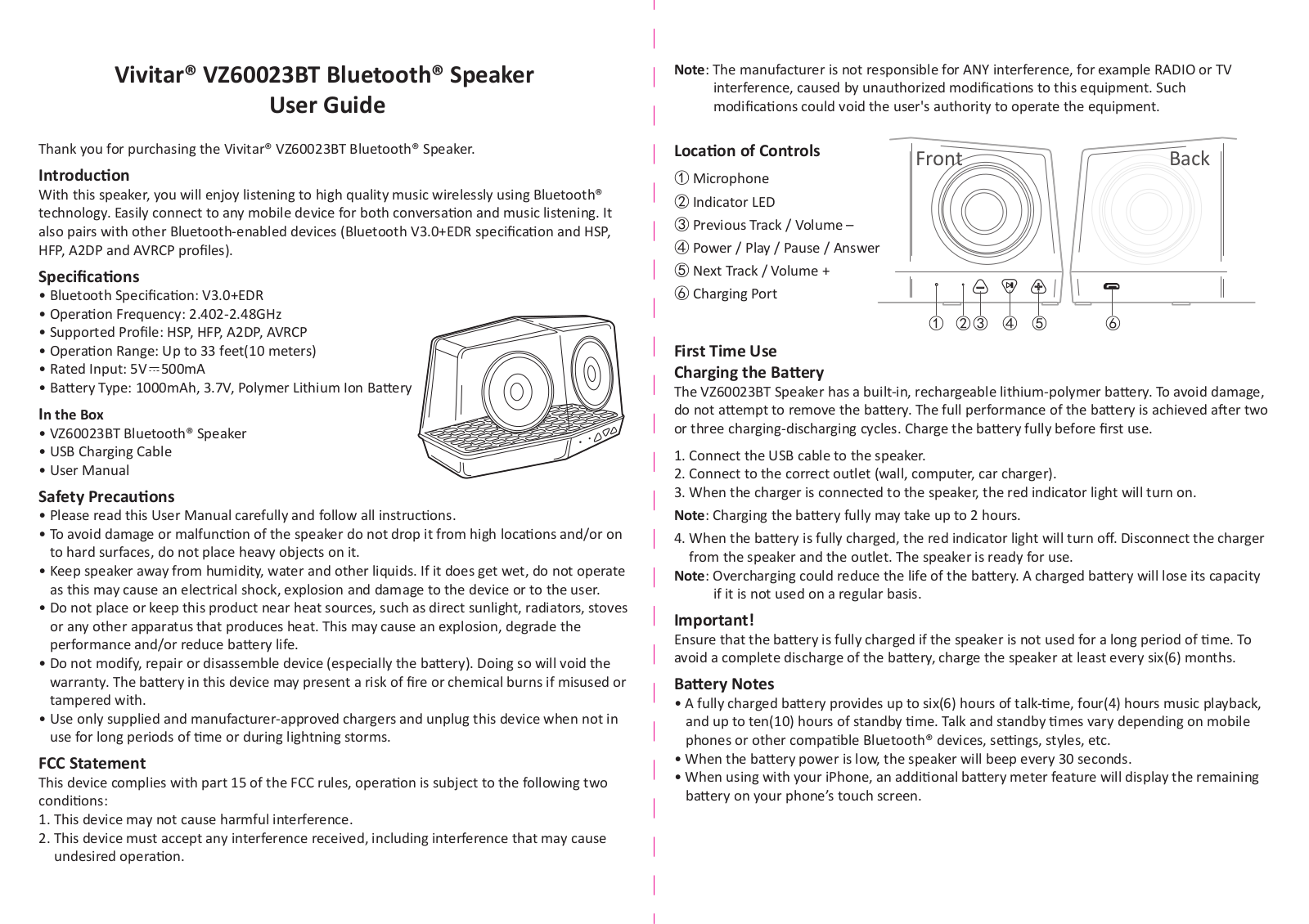 ATI Electronics SP812 User Manual