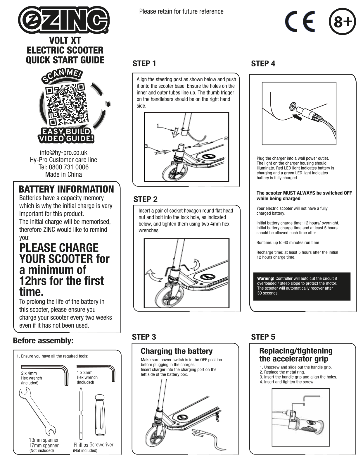 Zinc ZC05107 Instruction manual