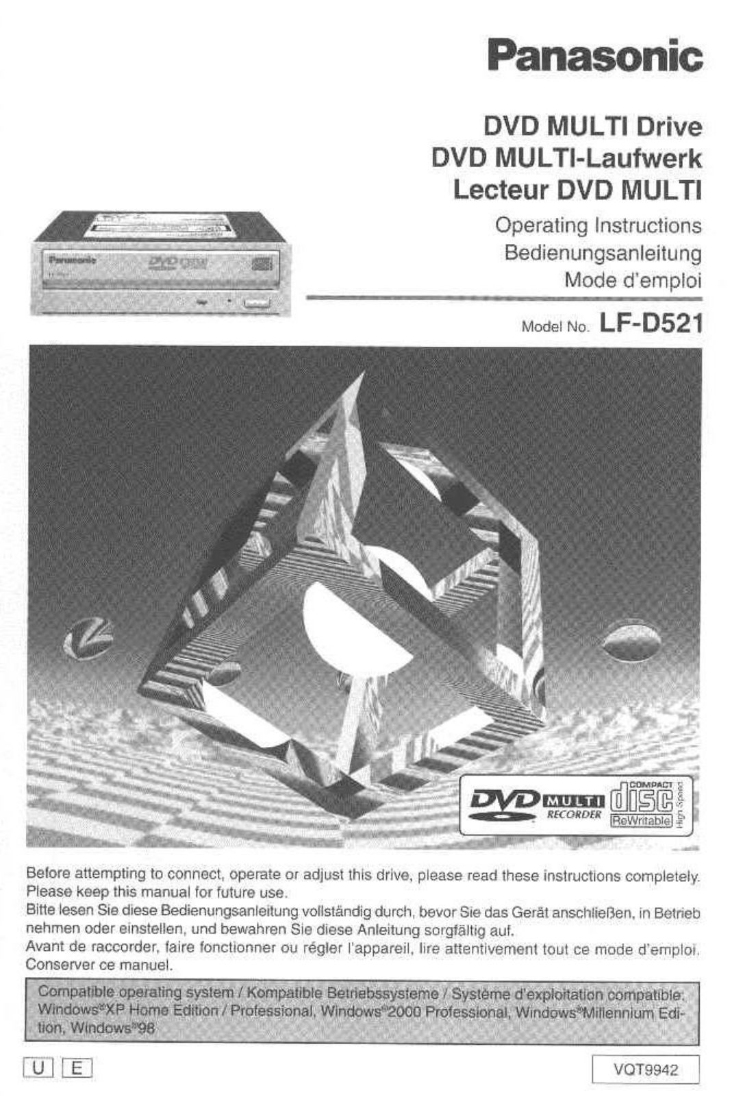 Panasonic LFD521U User Manual