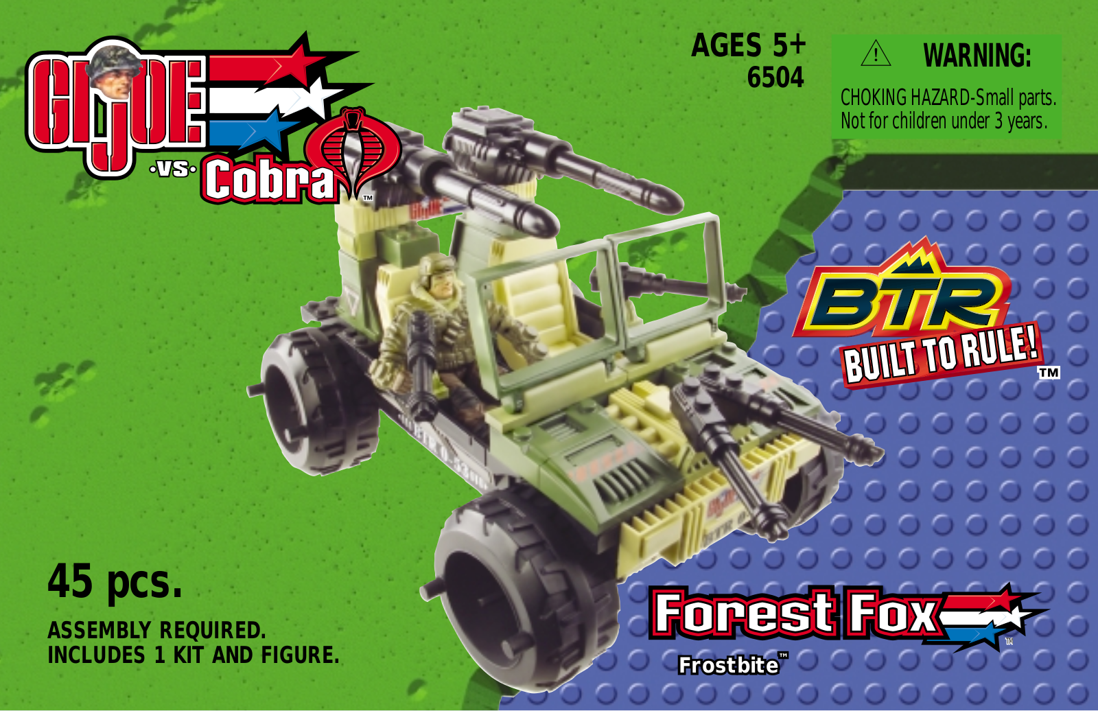 HASBRO BTR - FOREST FOX 4x4 Truck w/ FROSTBITE Figure User Manual