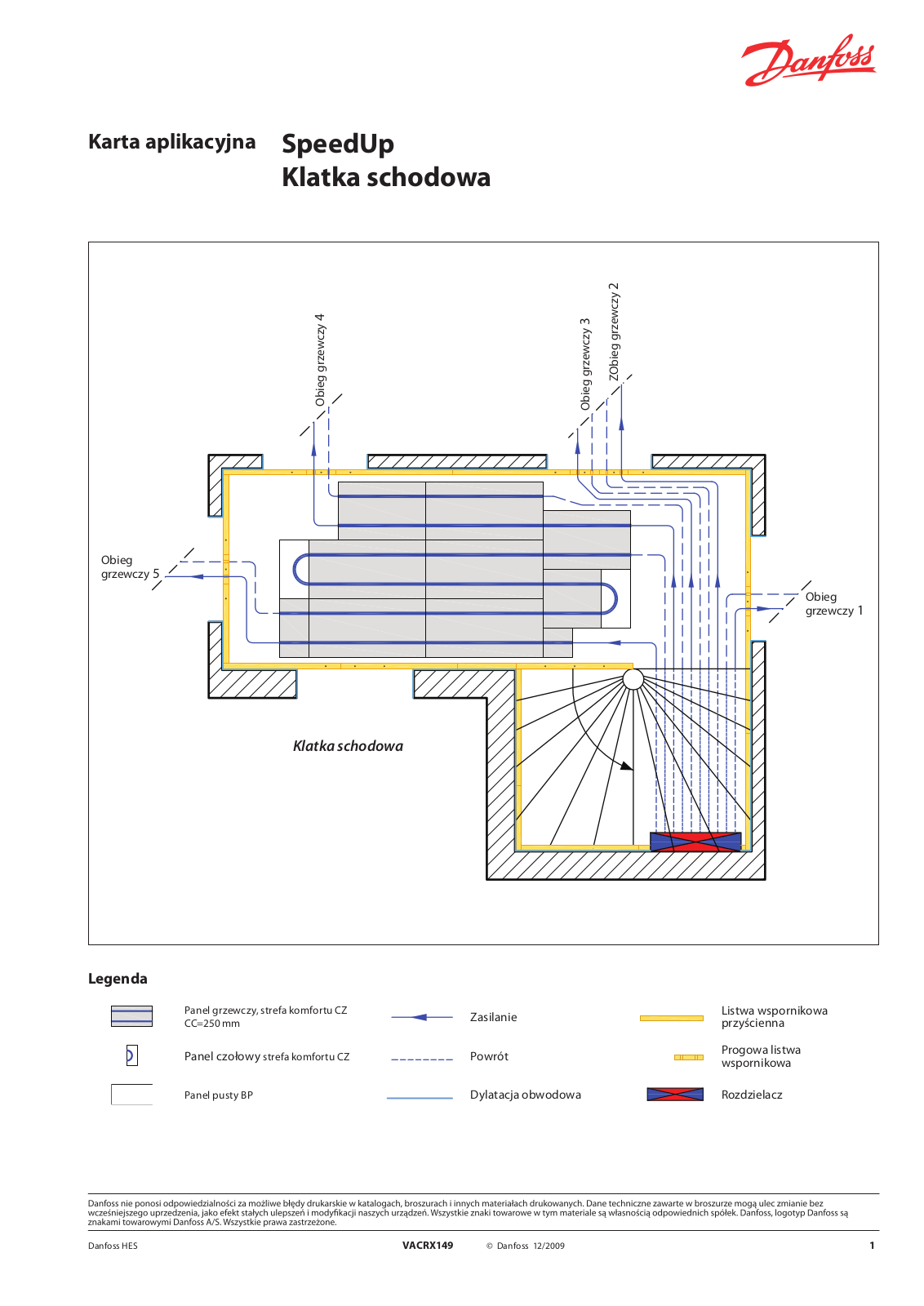 Danfoss SpeedUp Klatka schodowa Application guide