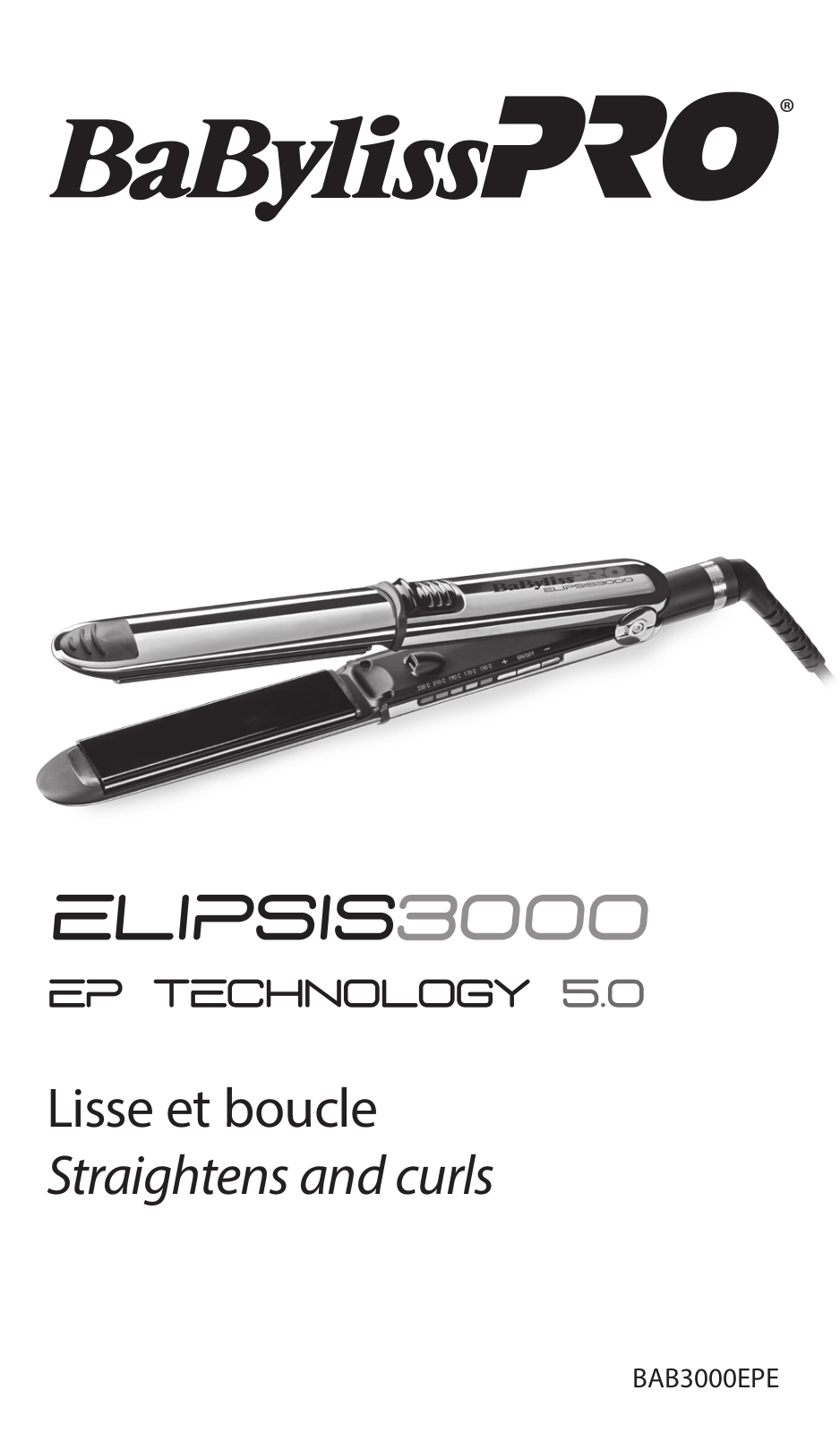 BaByliss BAB3000EPE User manual