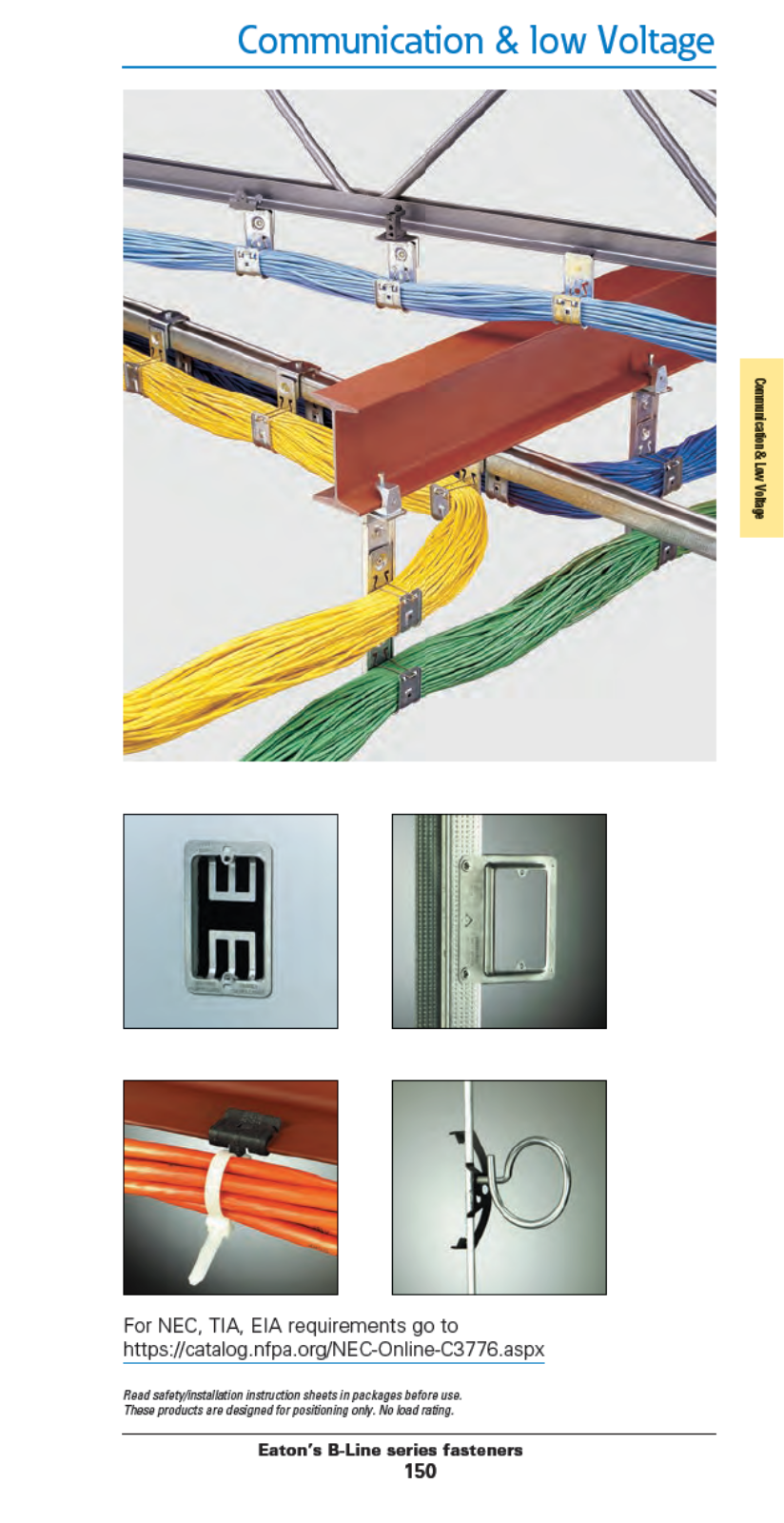 Cooper B-Line Communication & low voltage Catalog